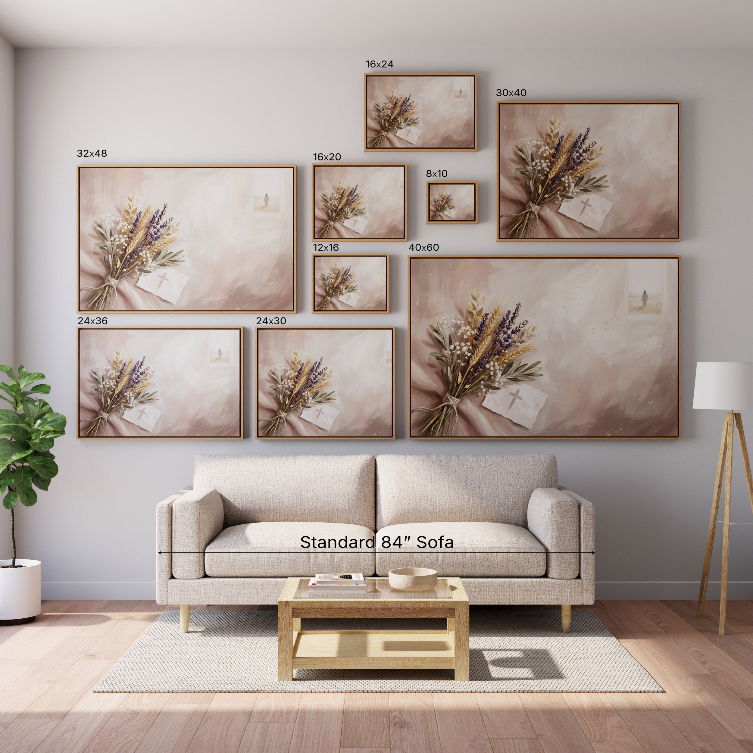 Grace Like Wildflowers - Canvas