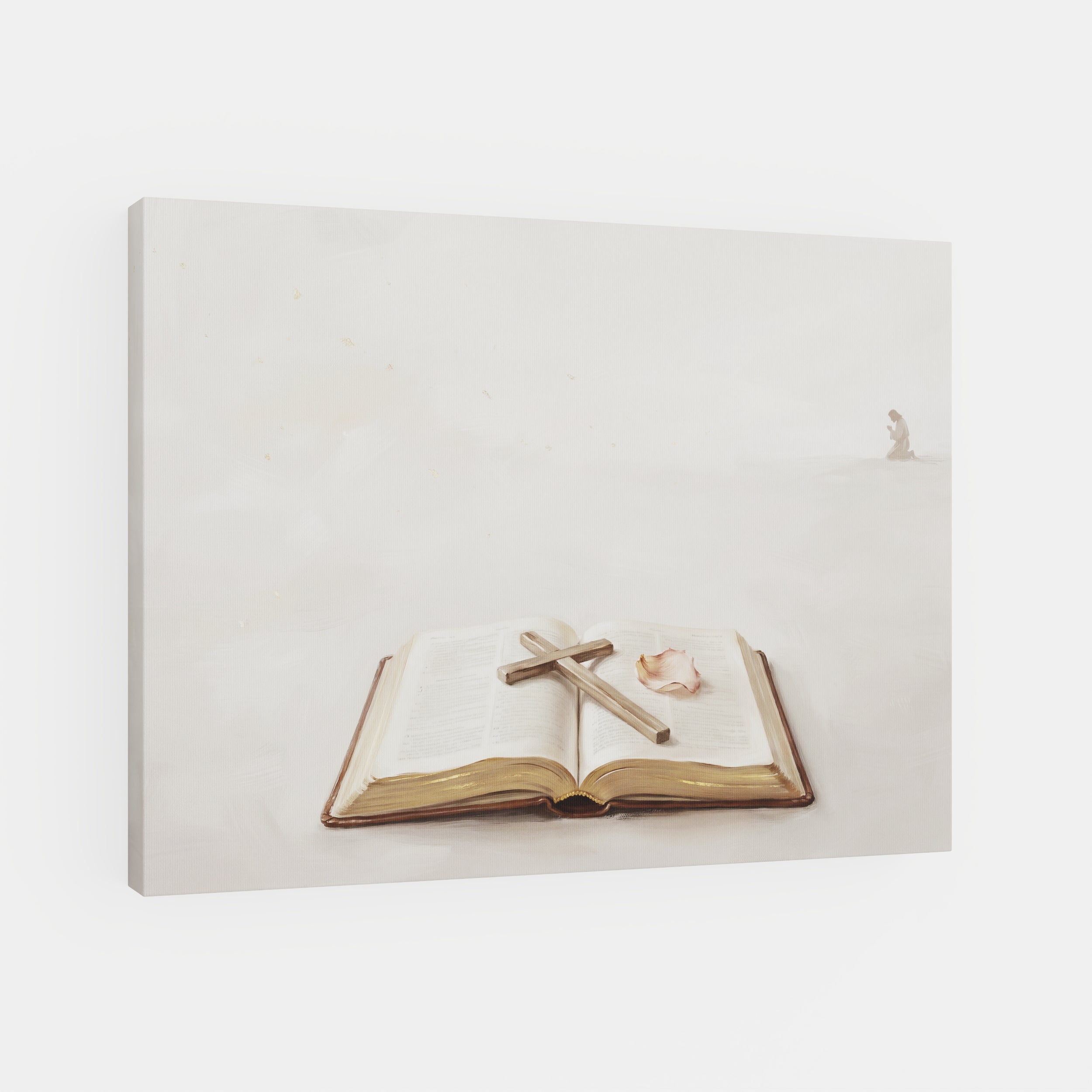 At His Feet - Canvas