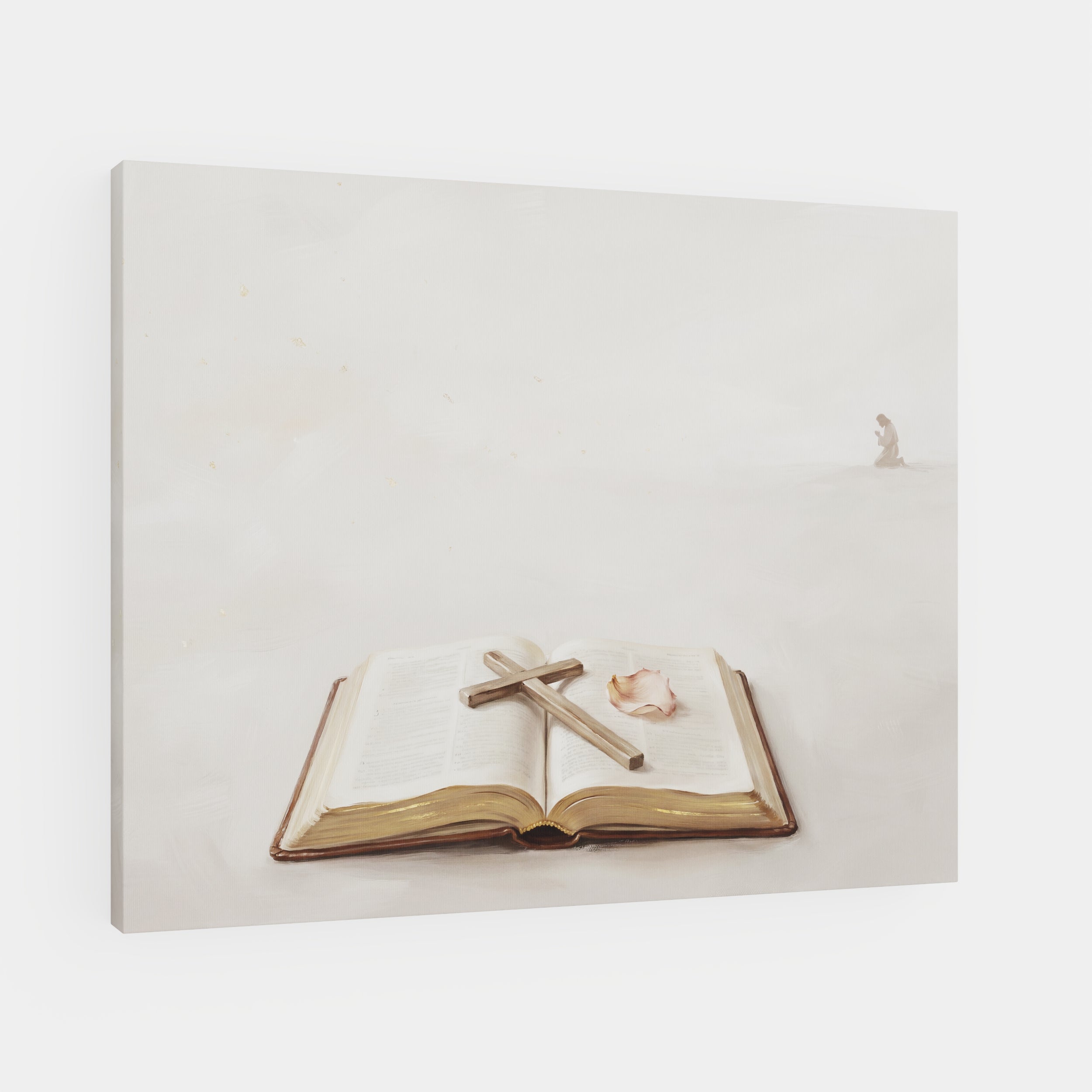 At His Feet - Canvas