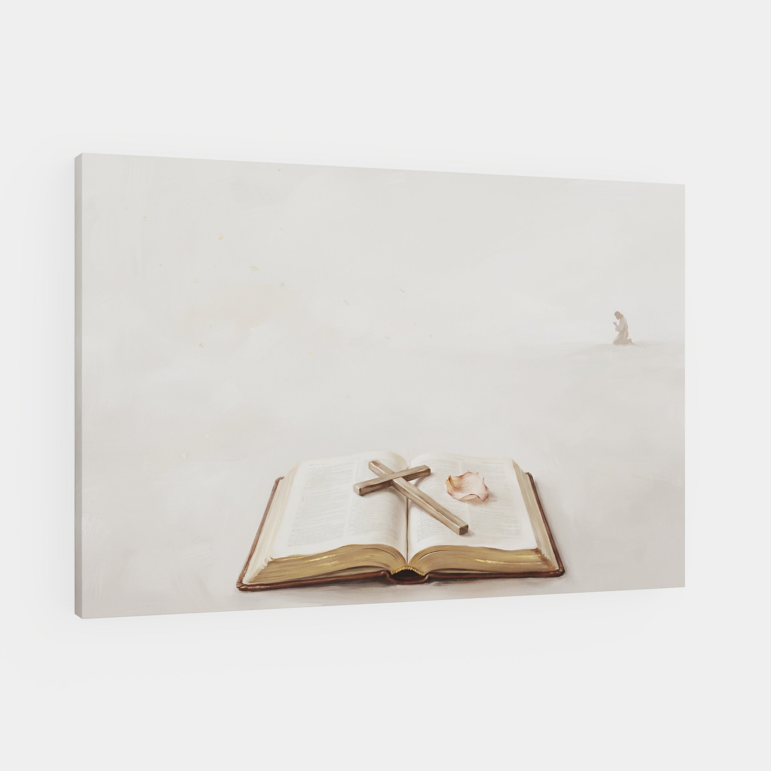 At His Feet - Canvas