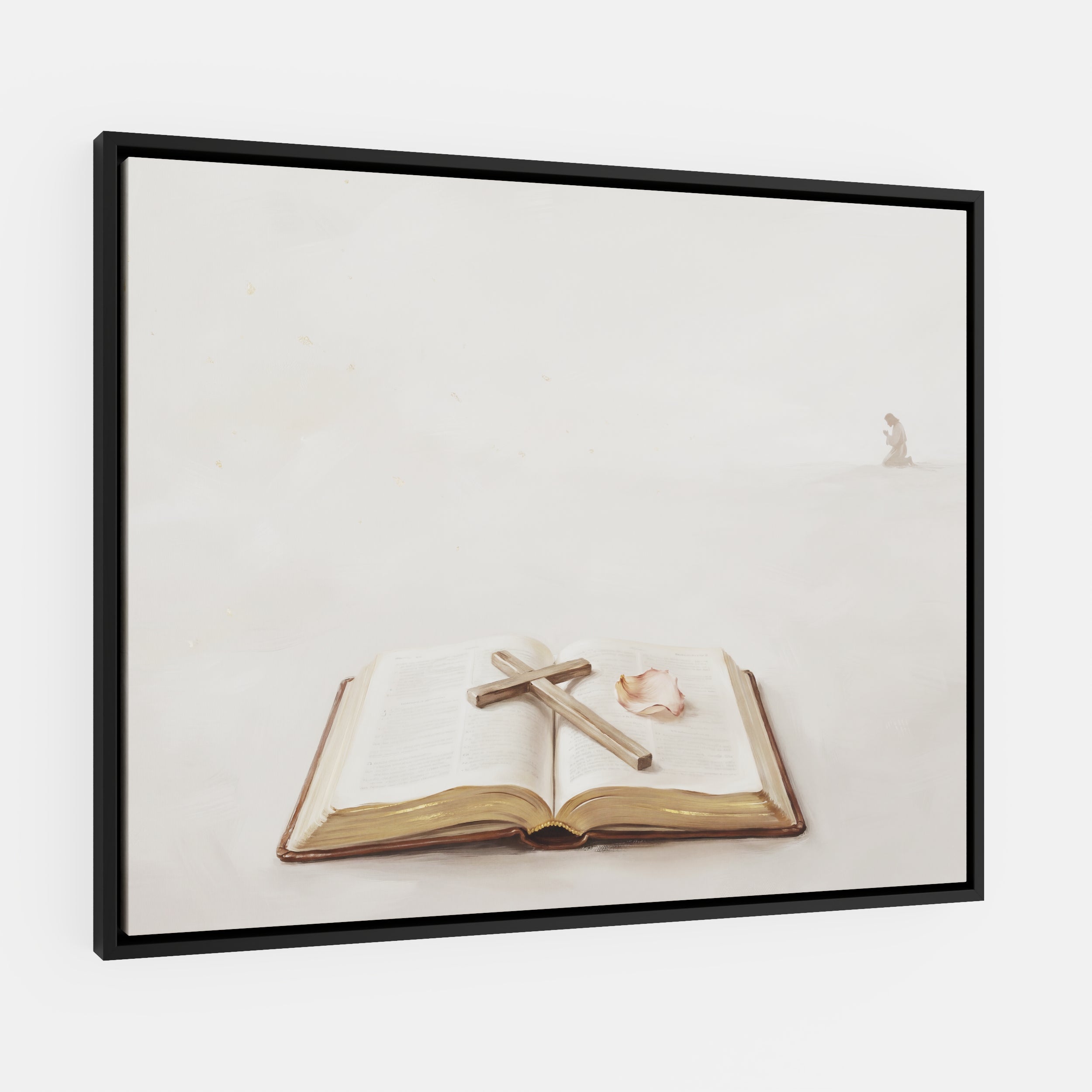 At His Feet - Canvas