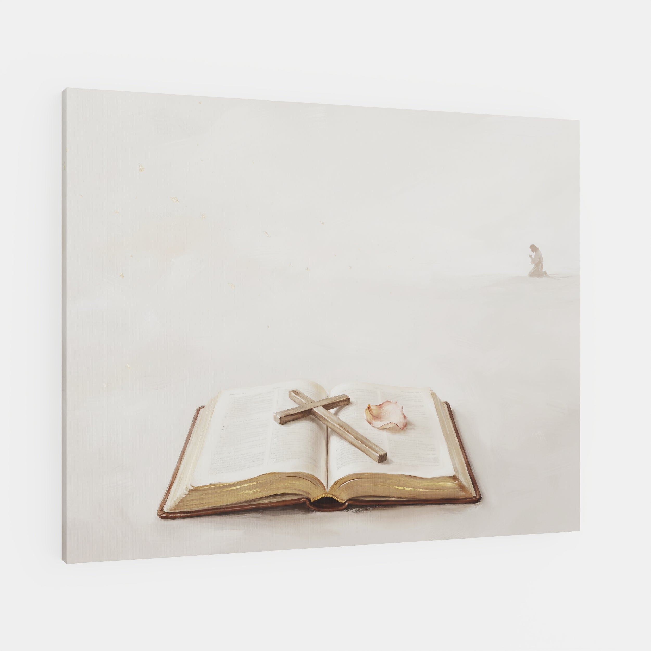 At His Feet - Canvas