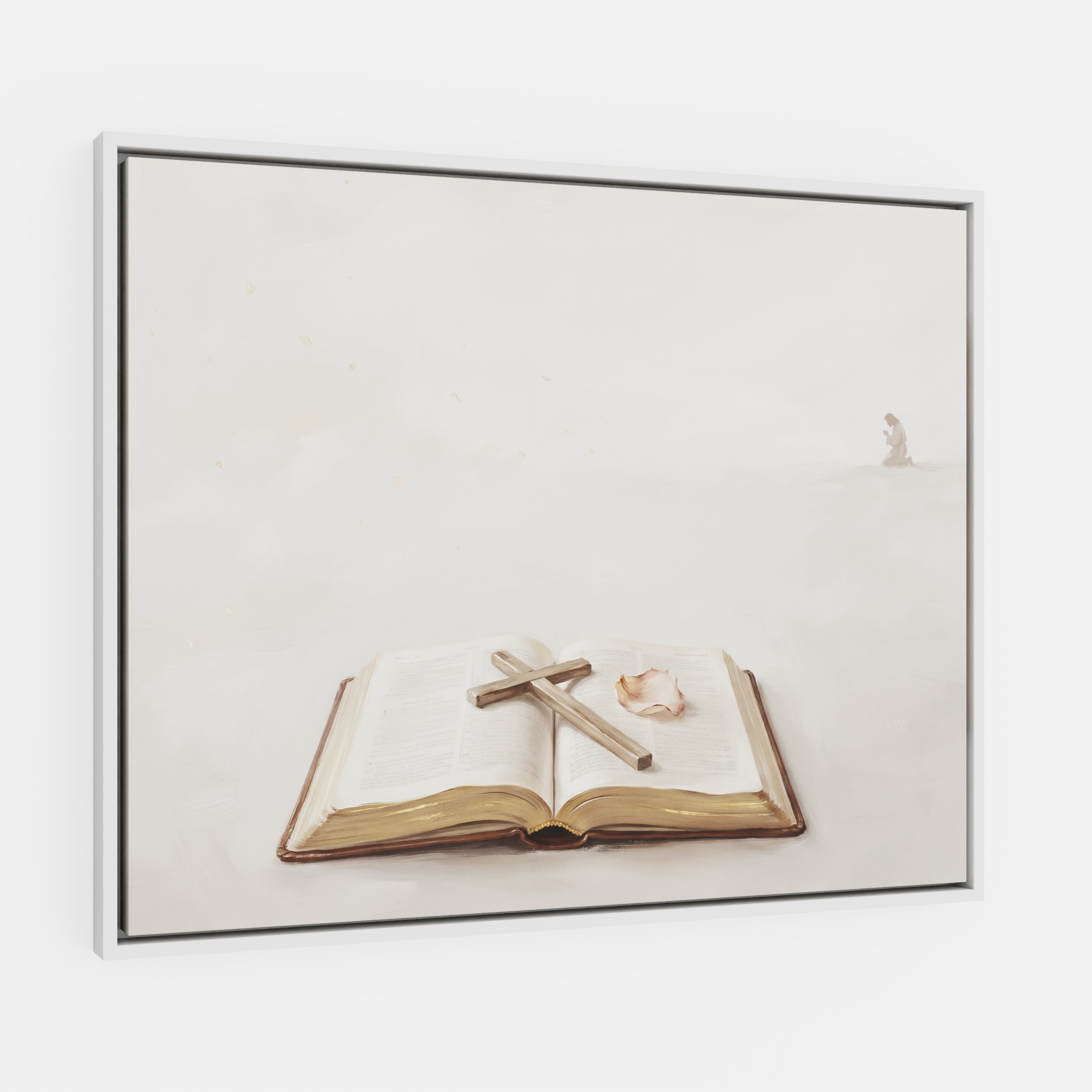 At His Feet - Canvas