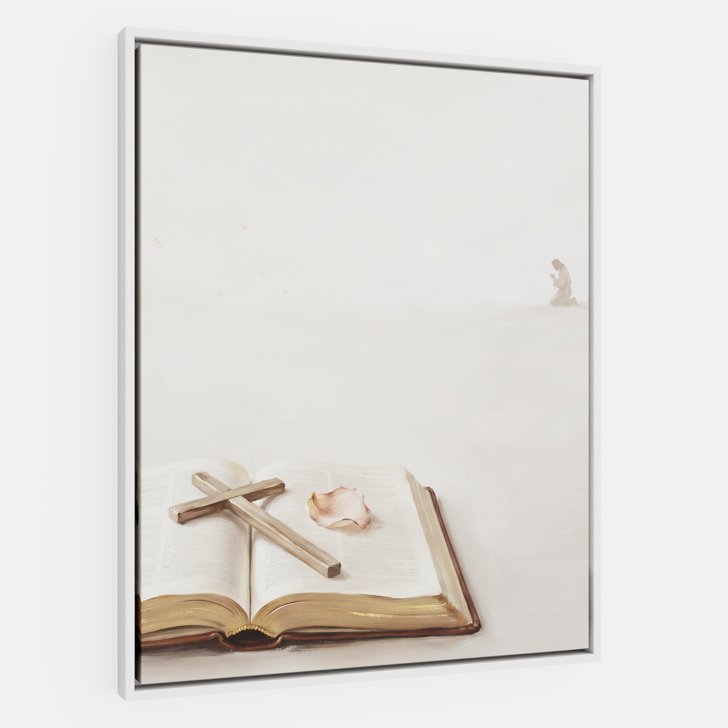 At His Feet - Canvas