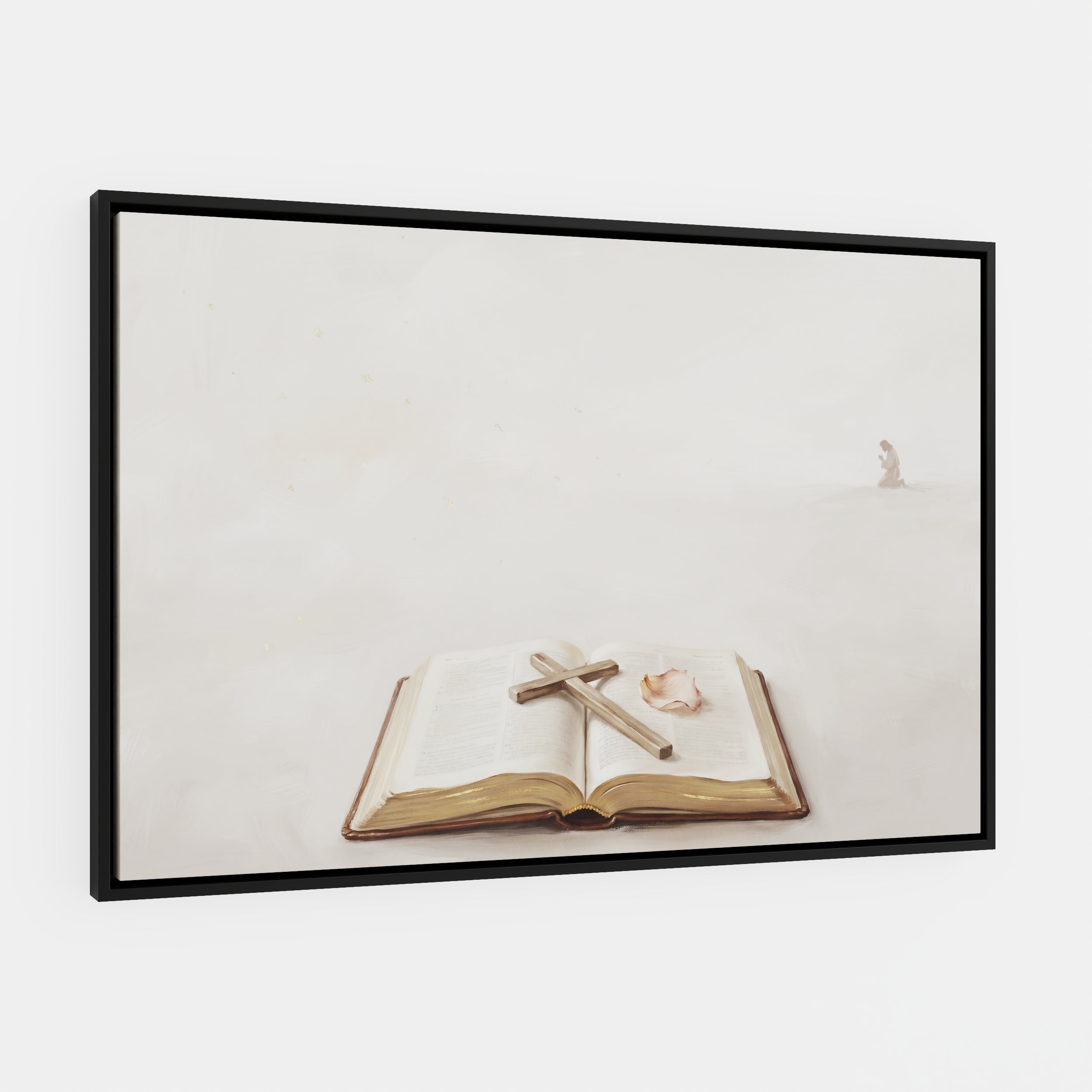 At His Feet - Canvas