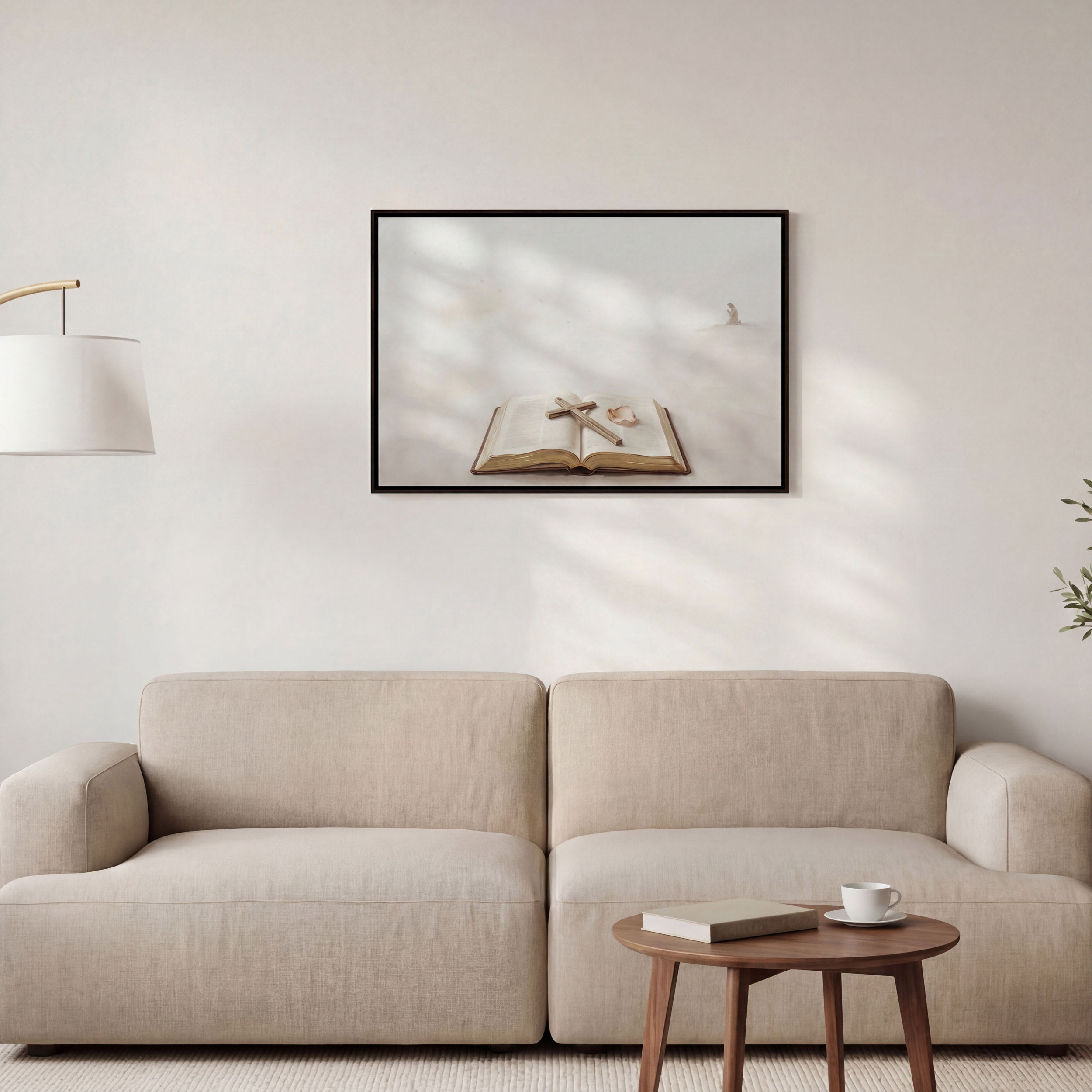 At His Feet - Canvas