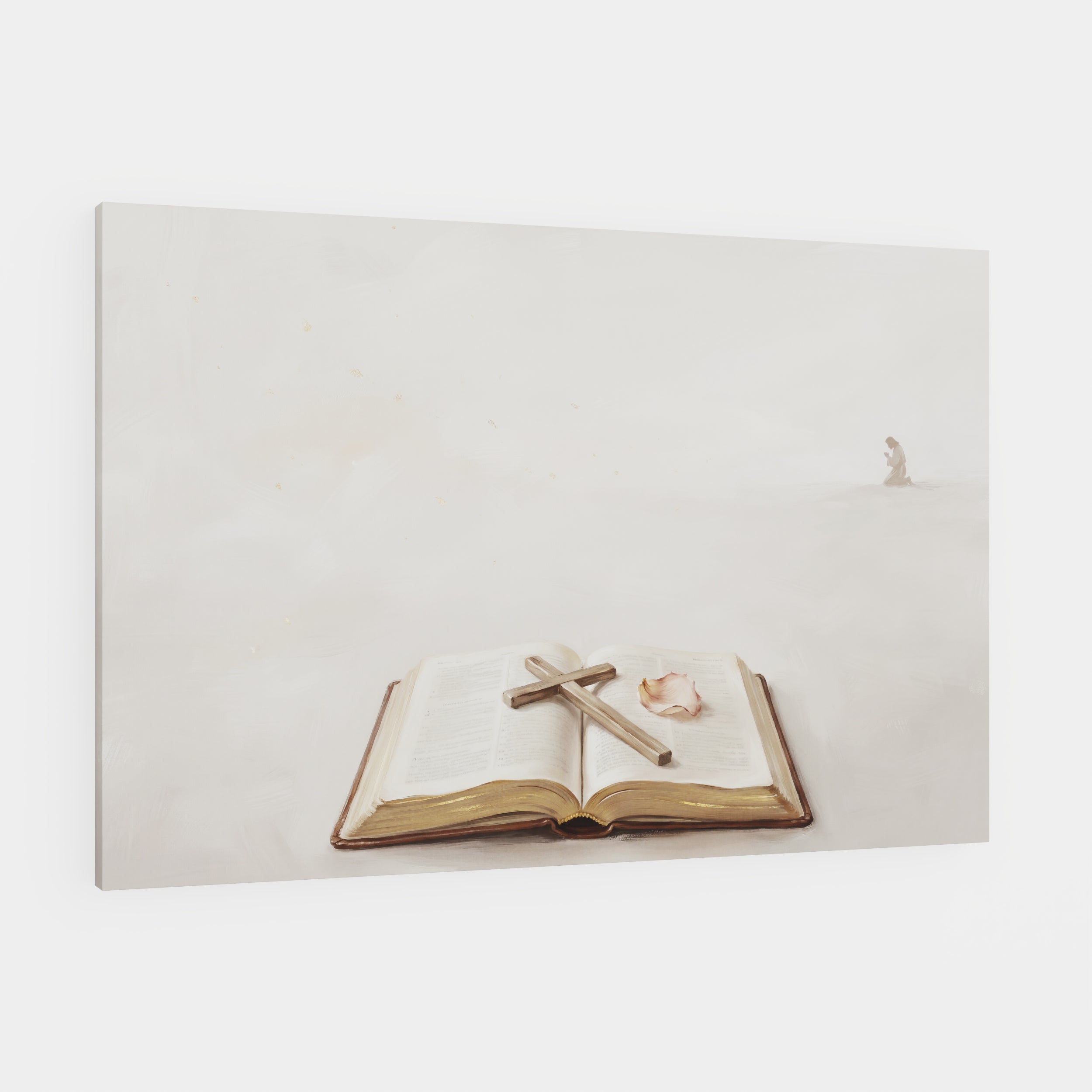At His Feet - Canvas