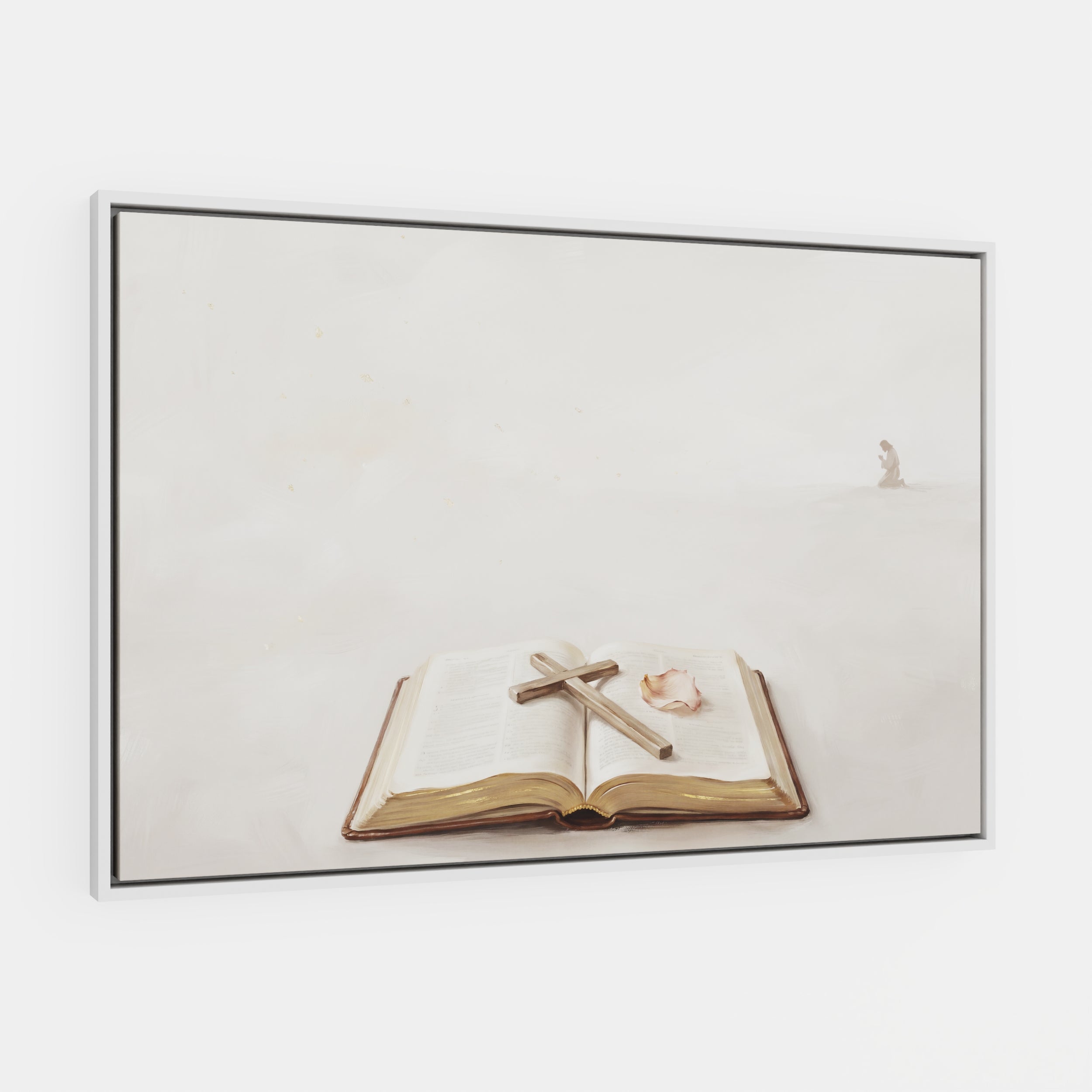 At His Feet - Canvas
