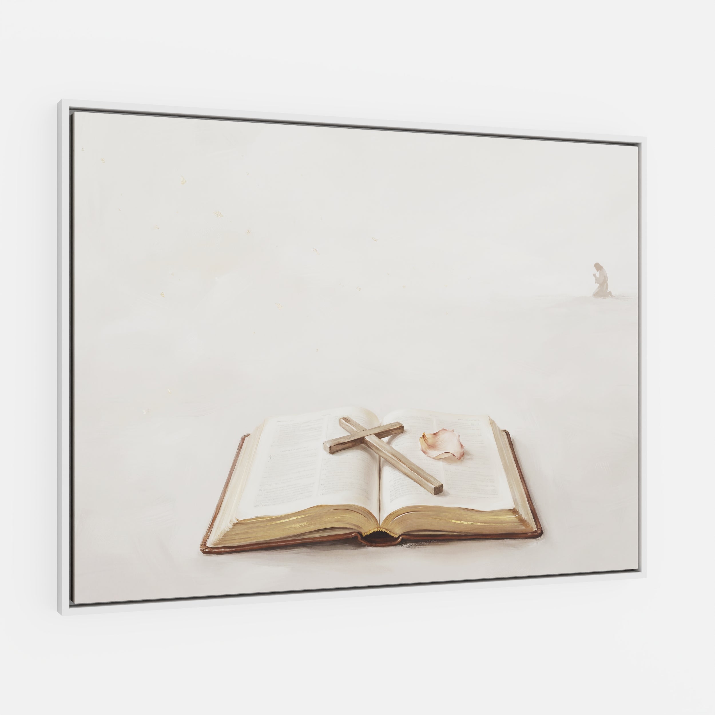At His Feet - Canvas