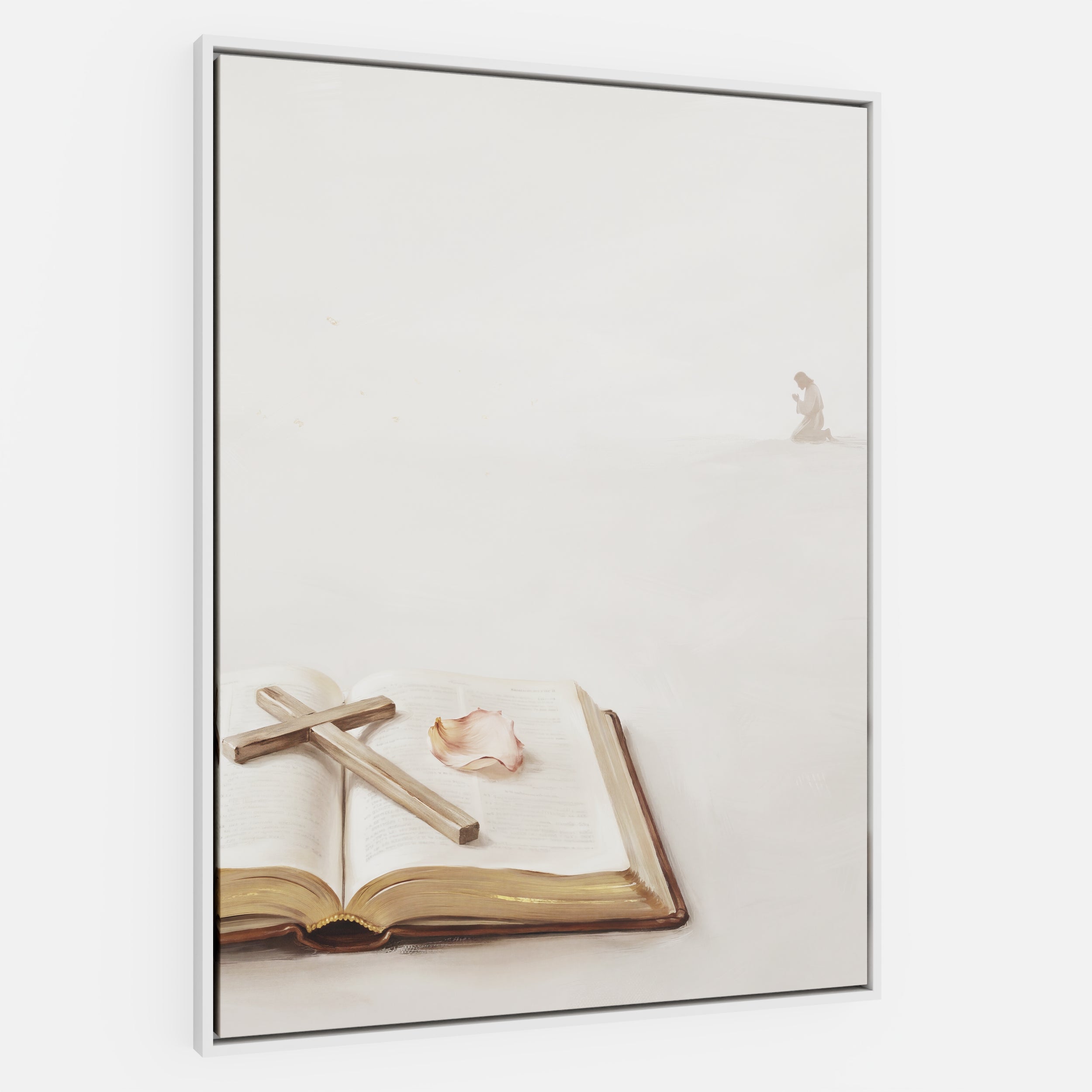 At His Feet - Canvas