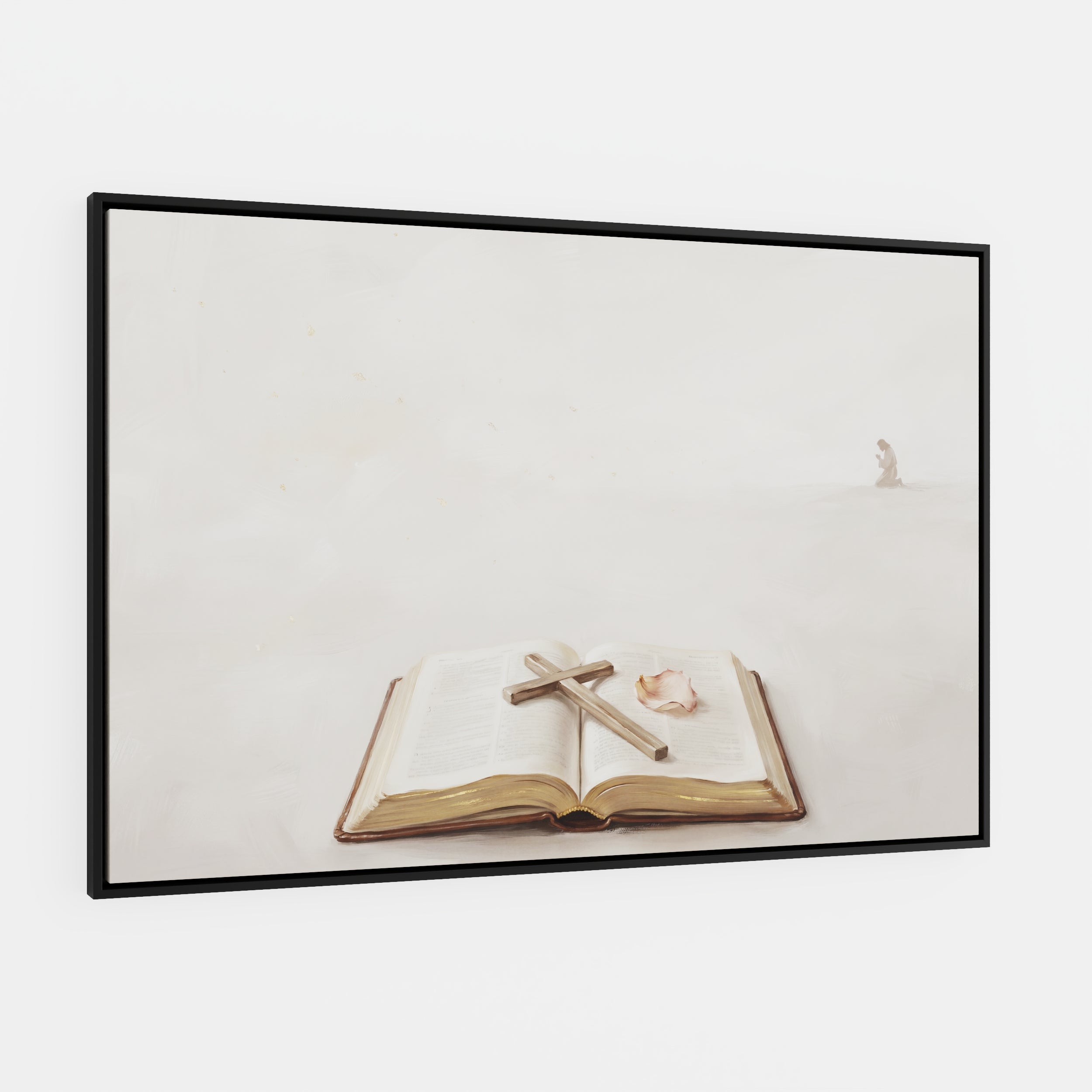 At His Feet - Canvas