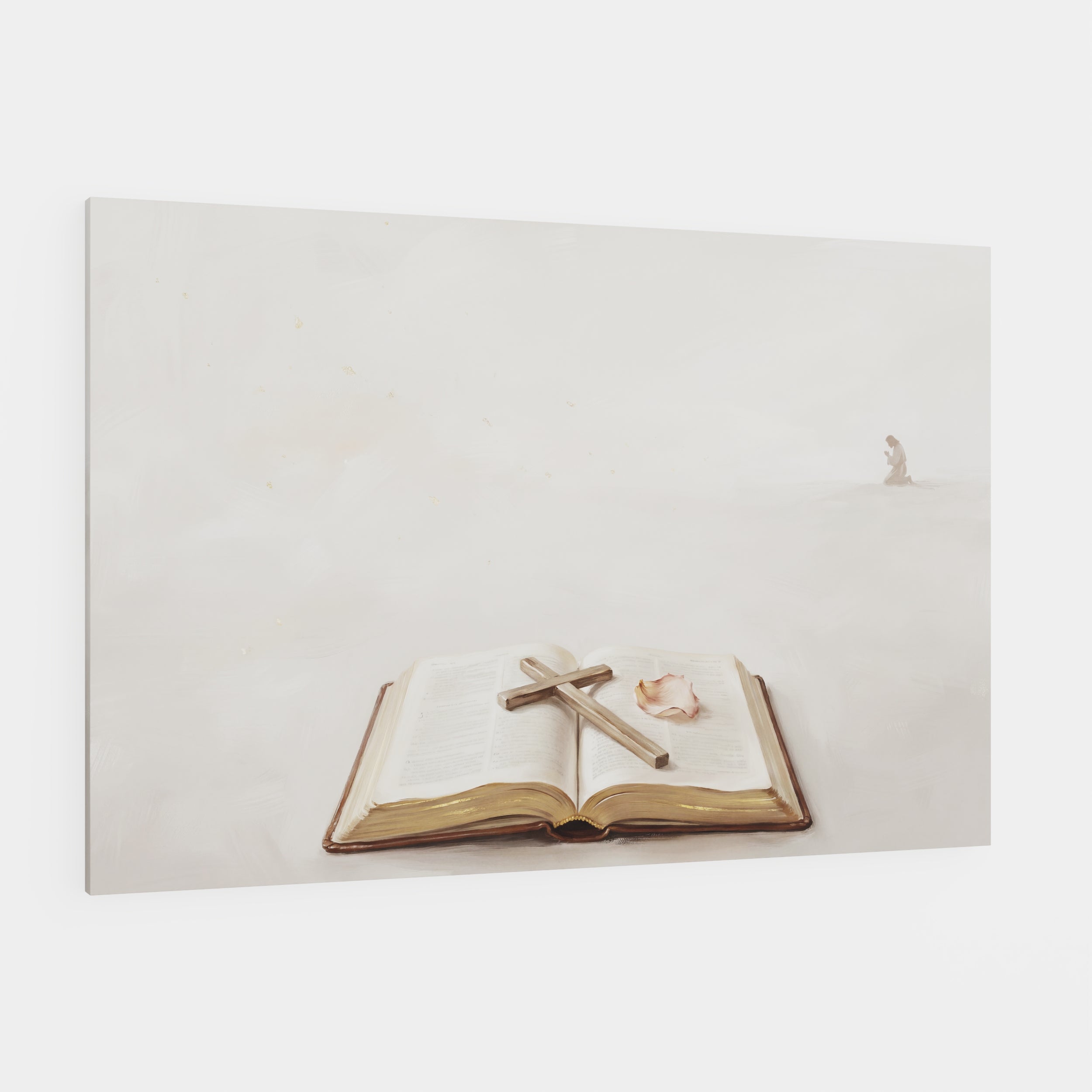 At His Feet - Canvas
