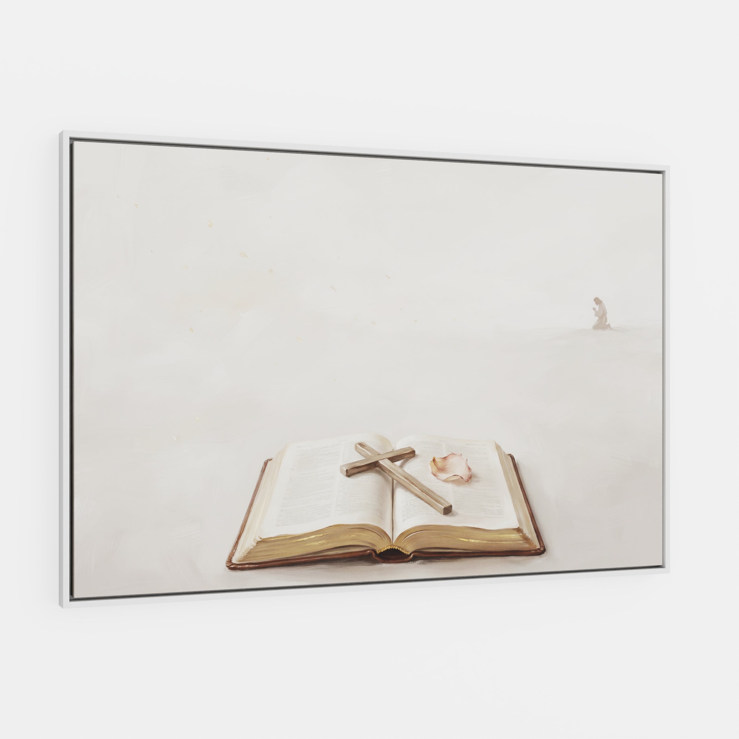 At His Feet - Canvas