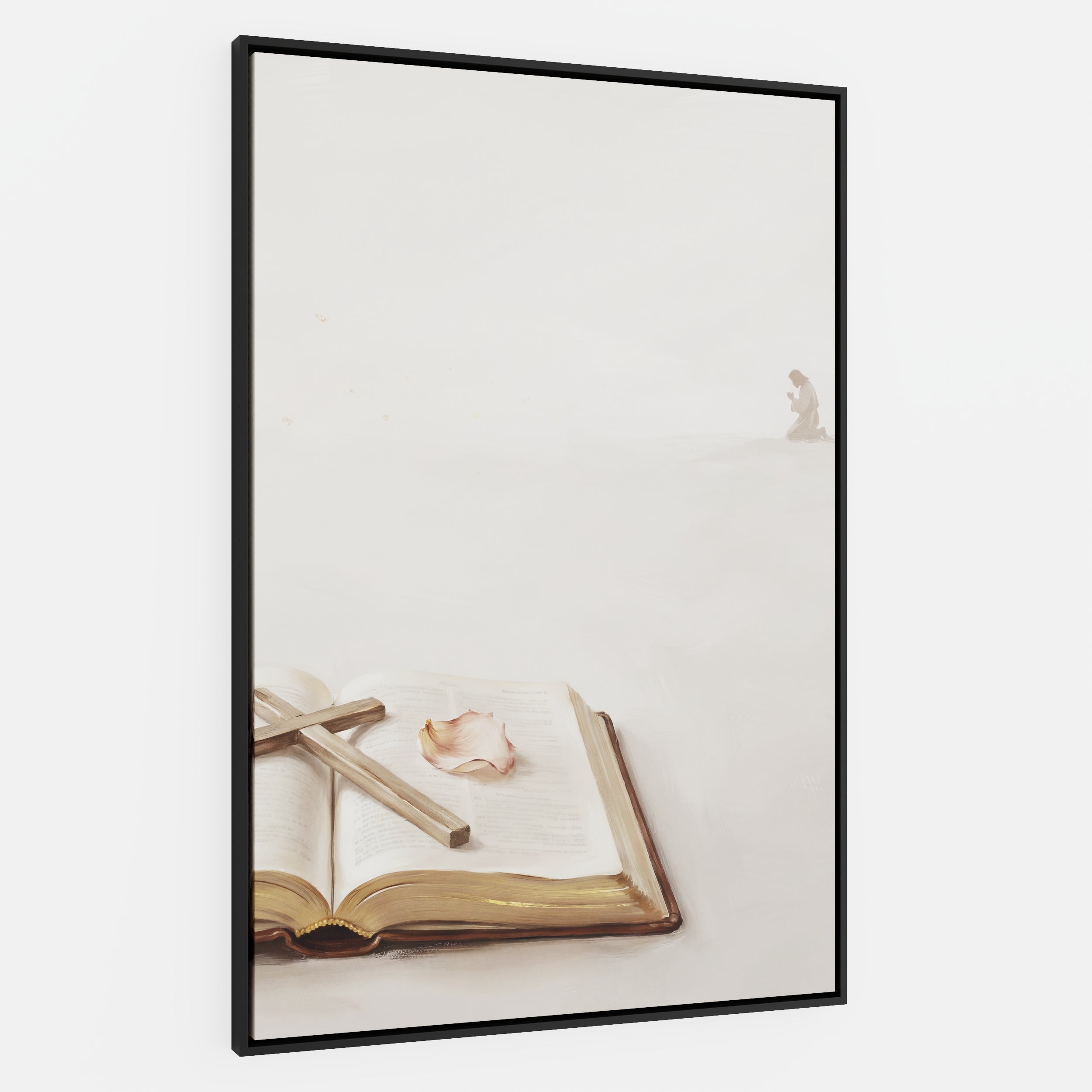 At His Feet - Canvas