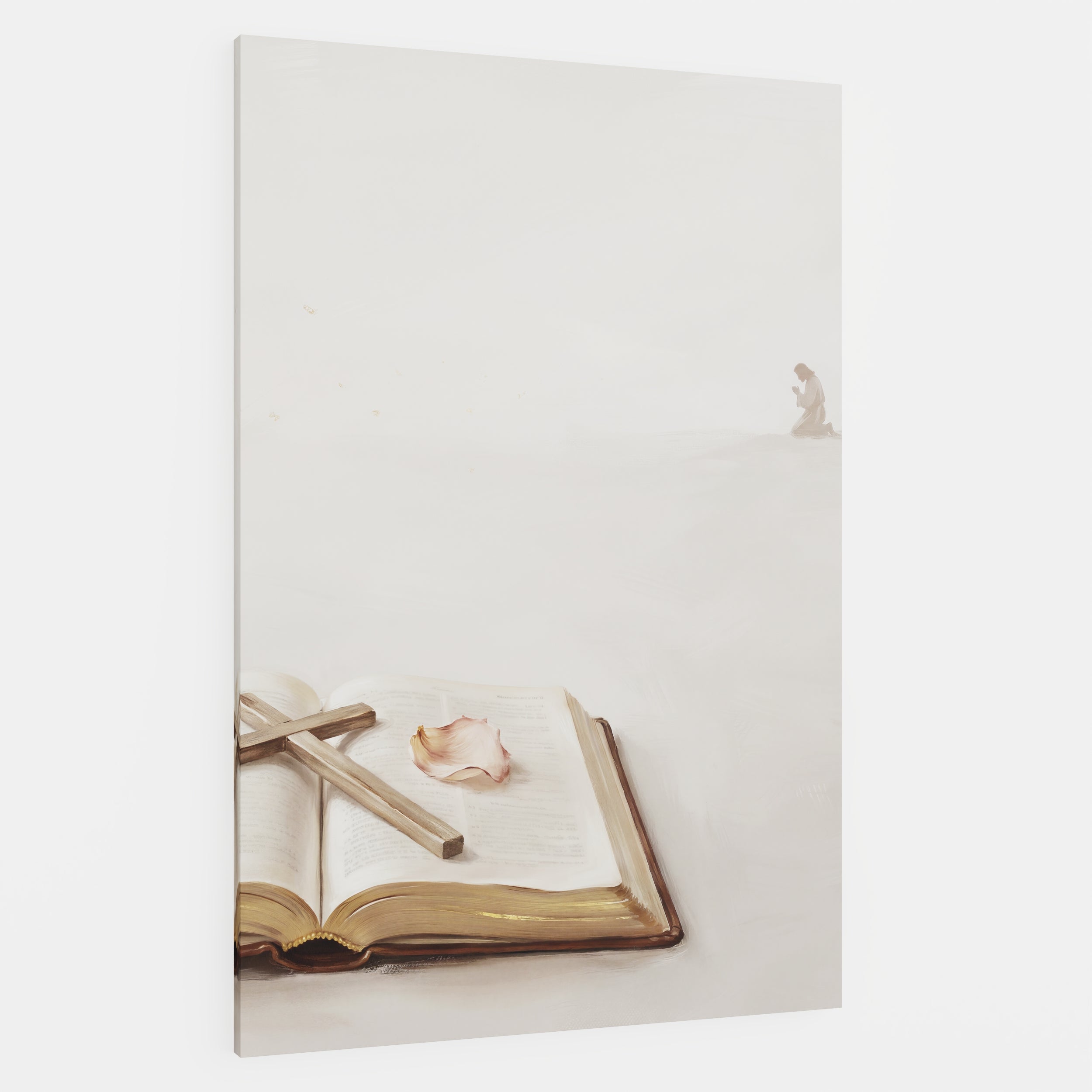 At His Feet - Canvas