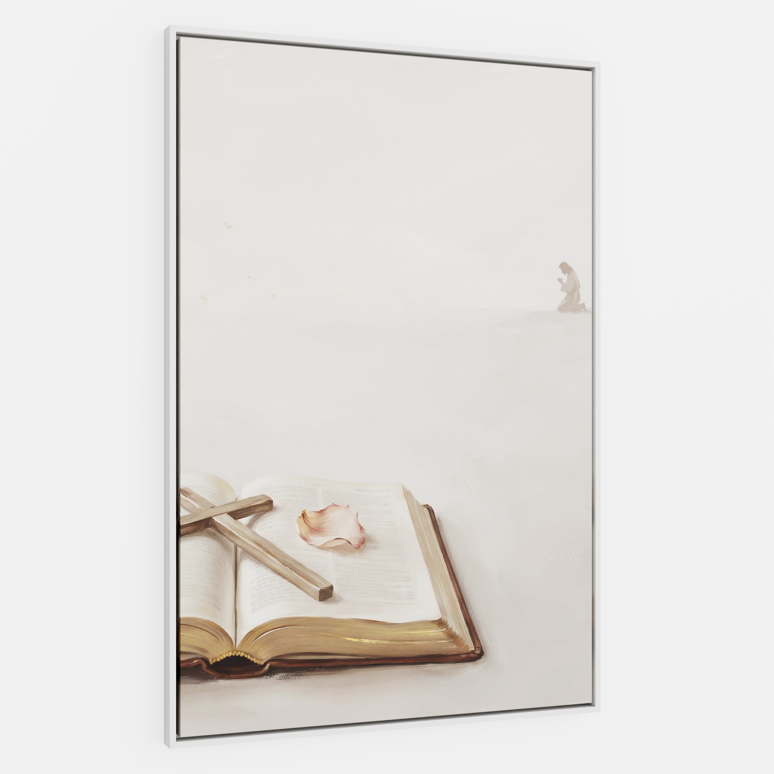 At His Feet - Canvas