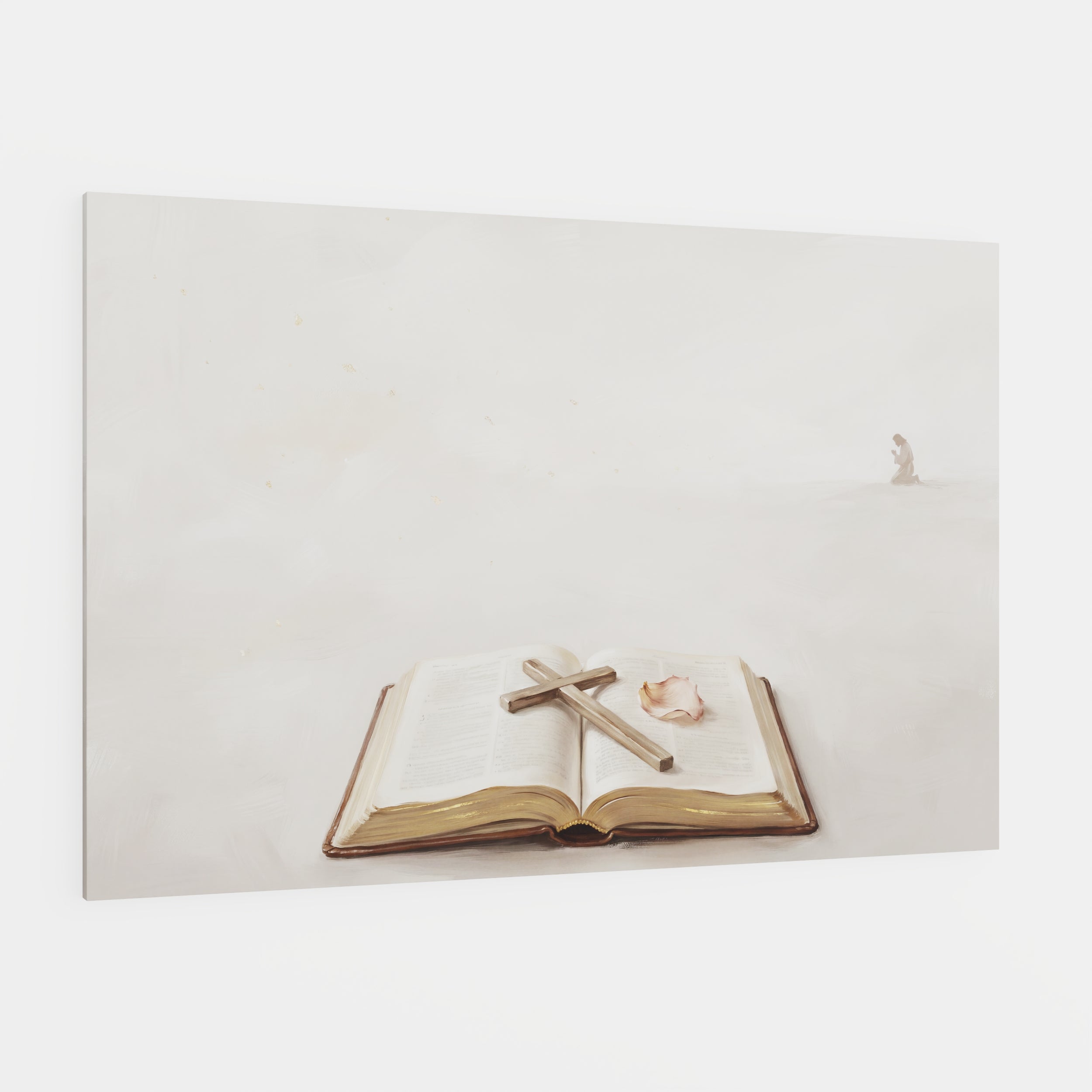 At His Feet - Canvas