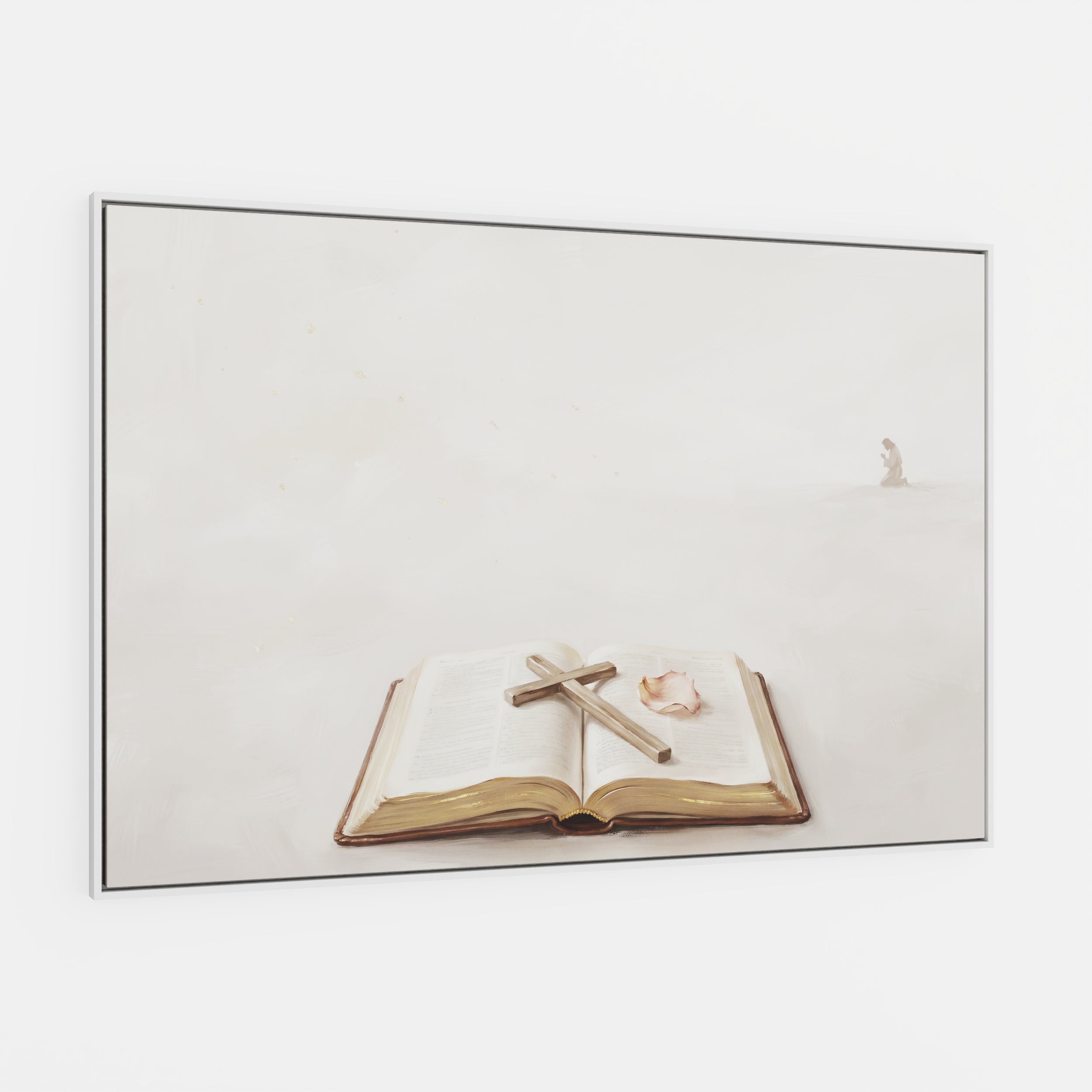At His Feet - Canvas