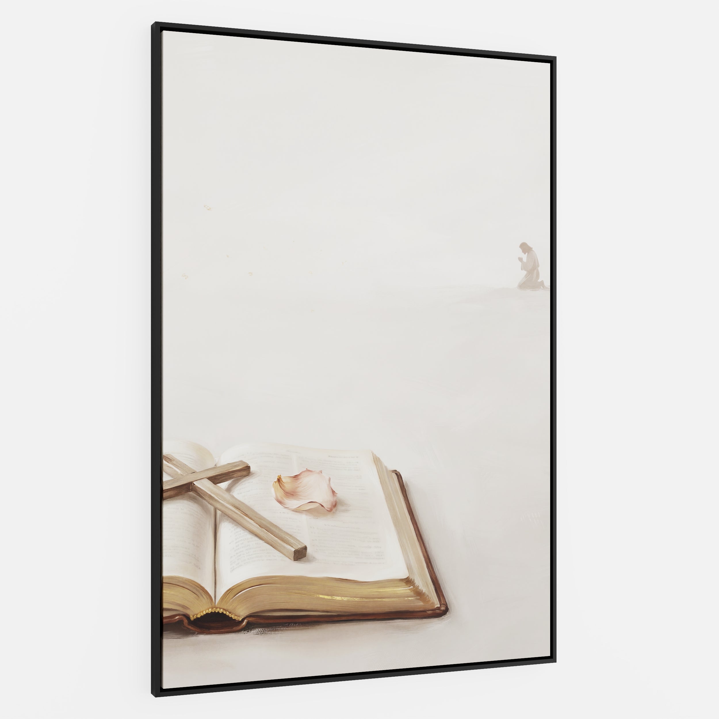 At His Feet - Canvas