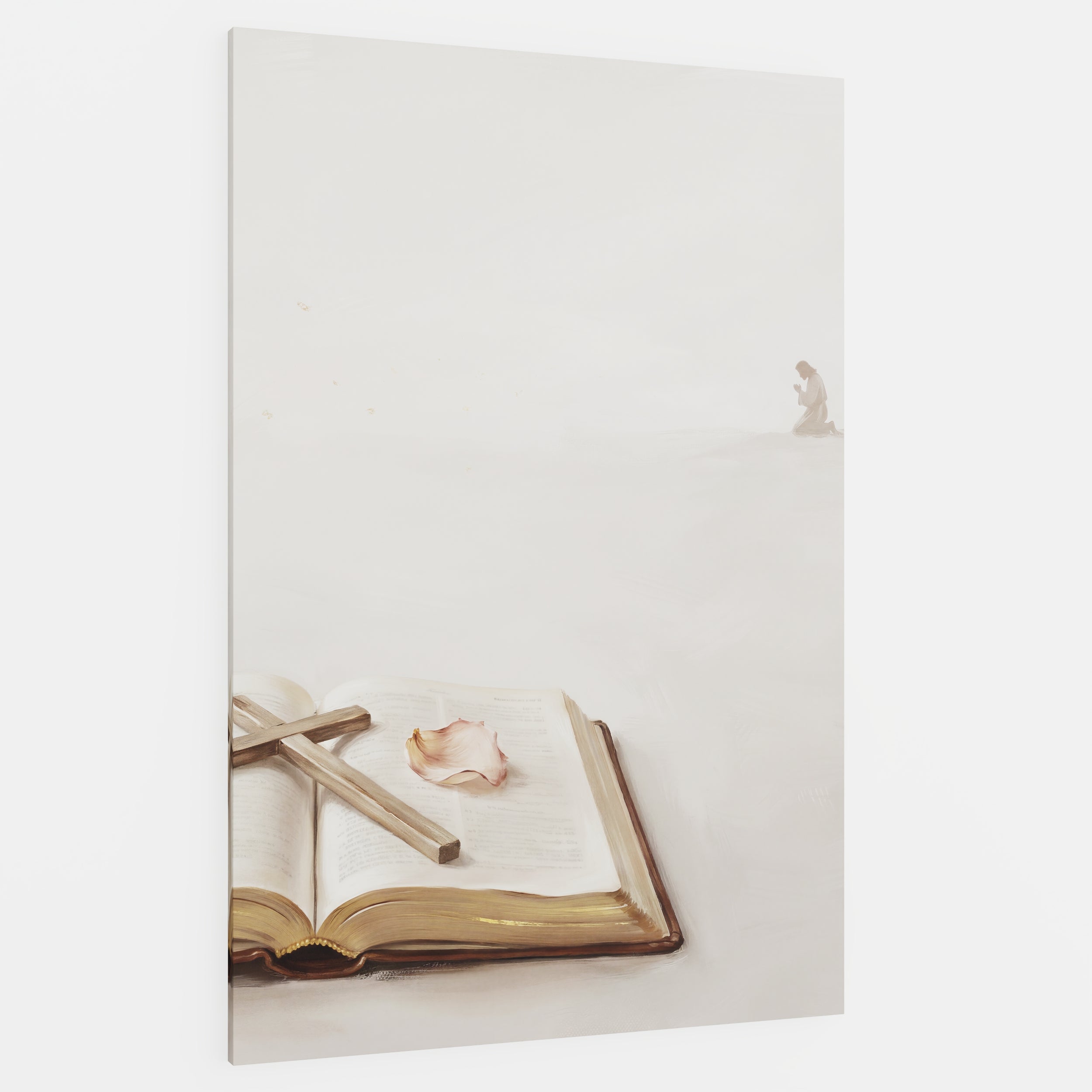 At His Feet - Canvas