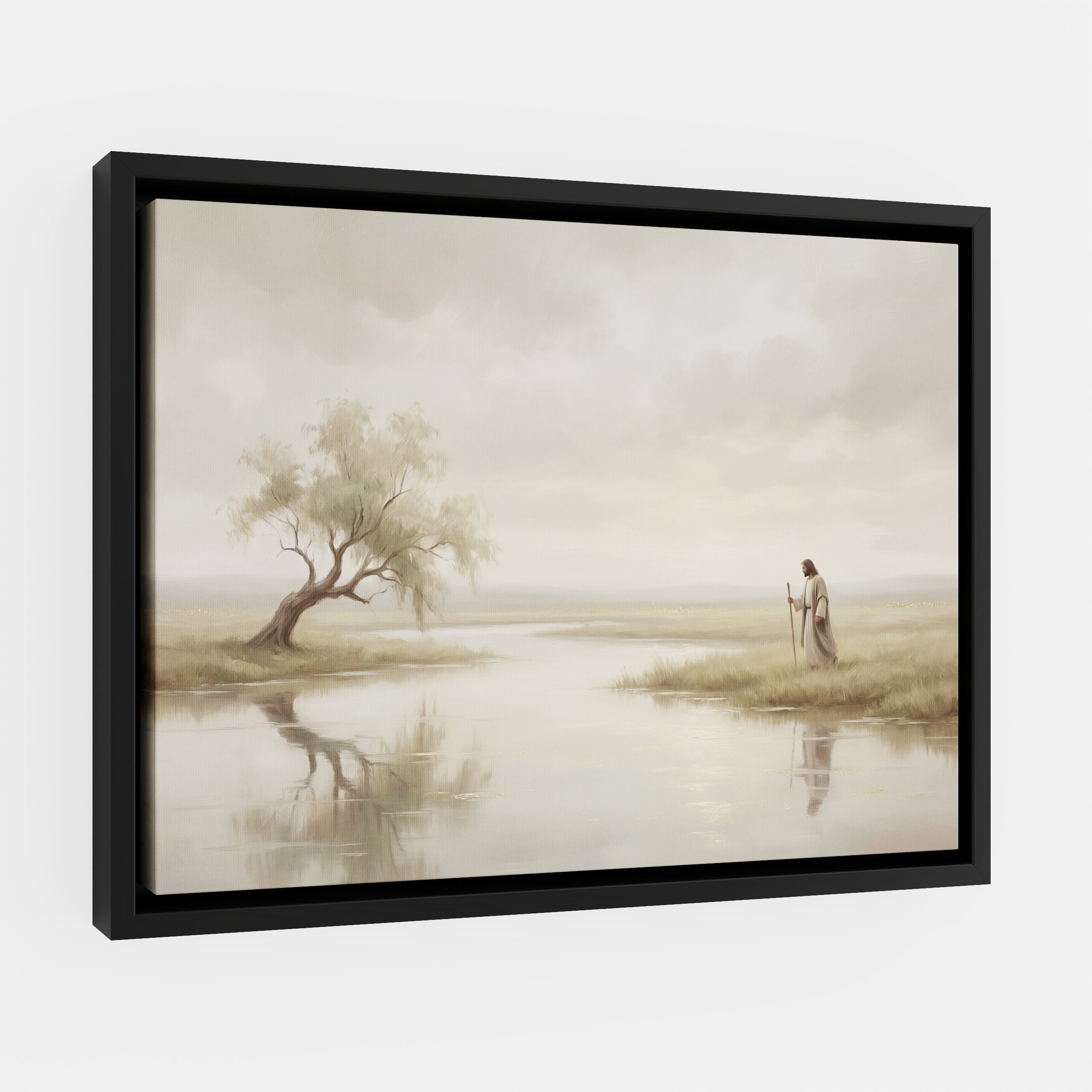 He Leads Me Beside Still Waters - Canvas