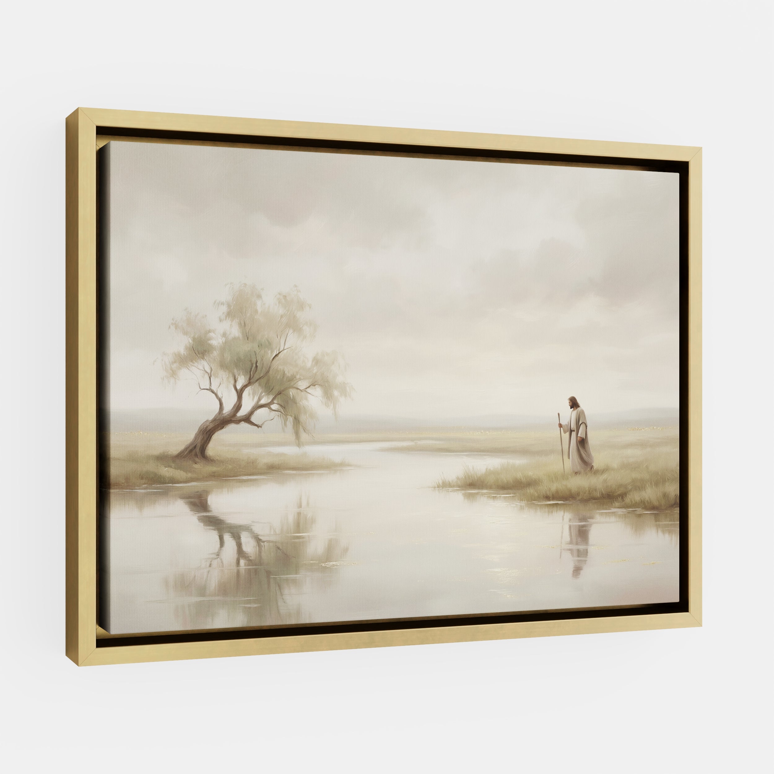He Leads Me Beside Still Waters - Canvas