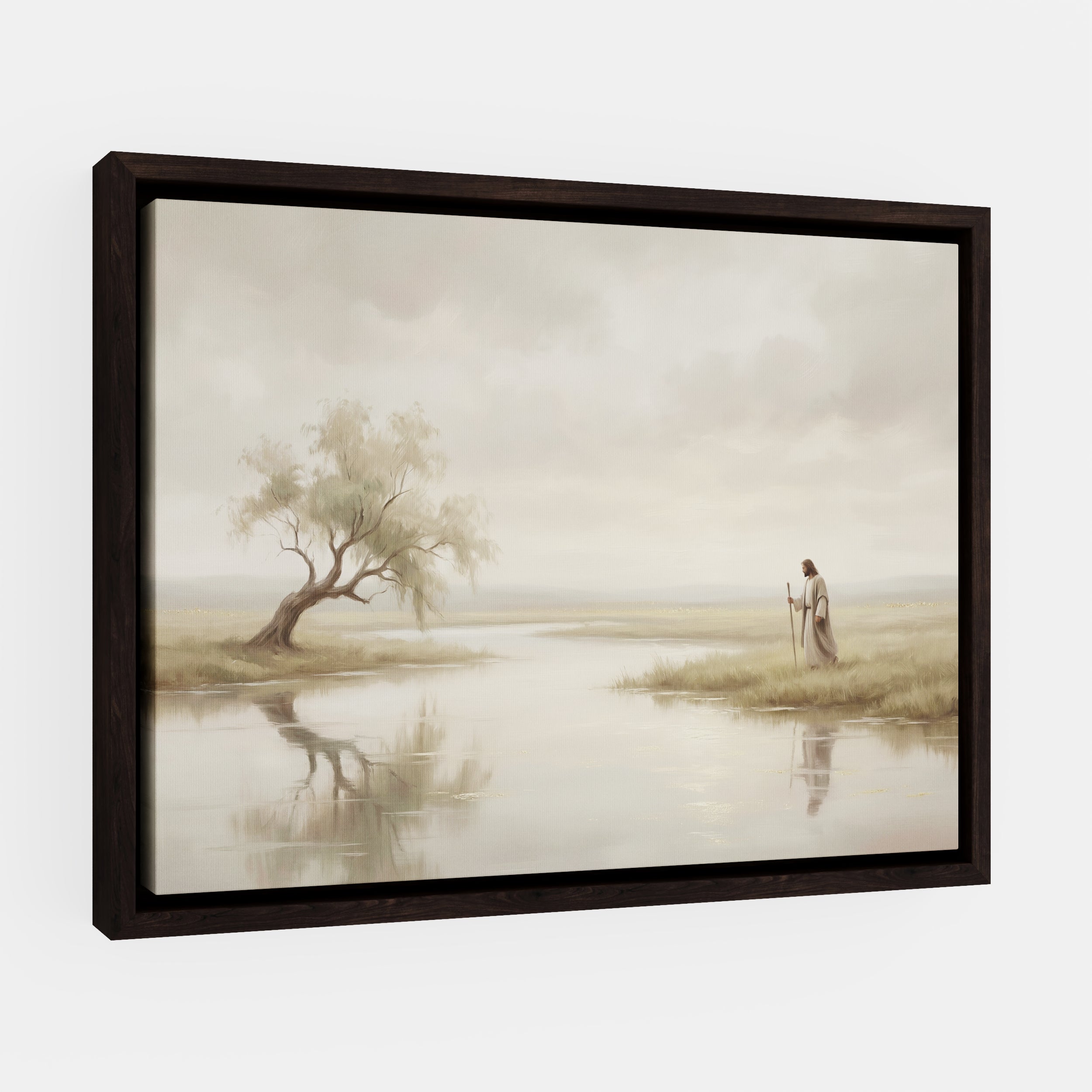 He Leads Me Beside Still Waters - Canvas