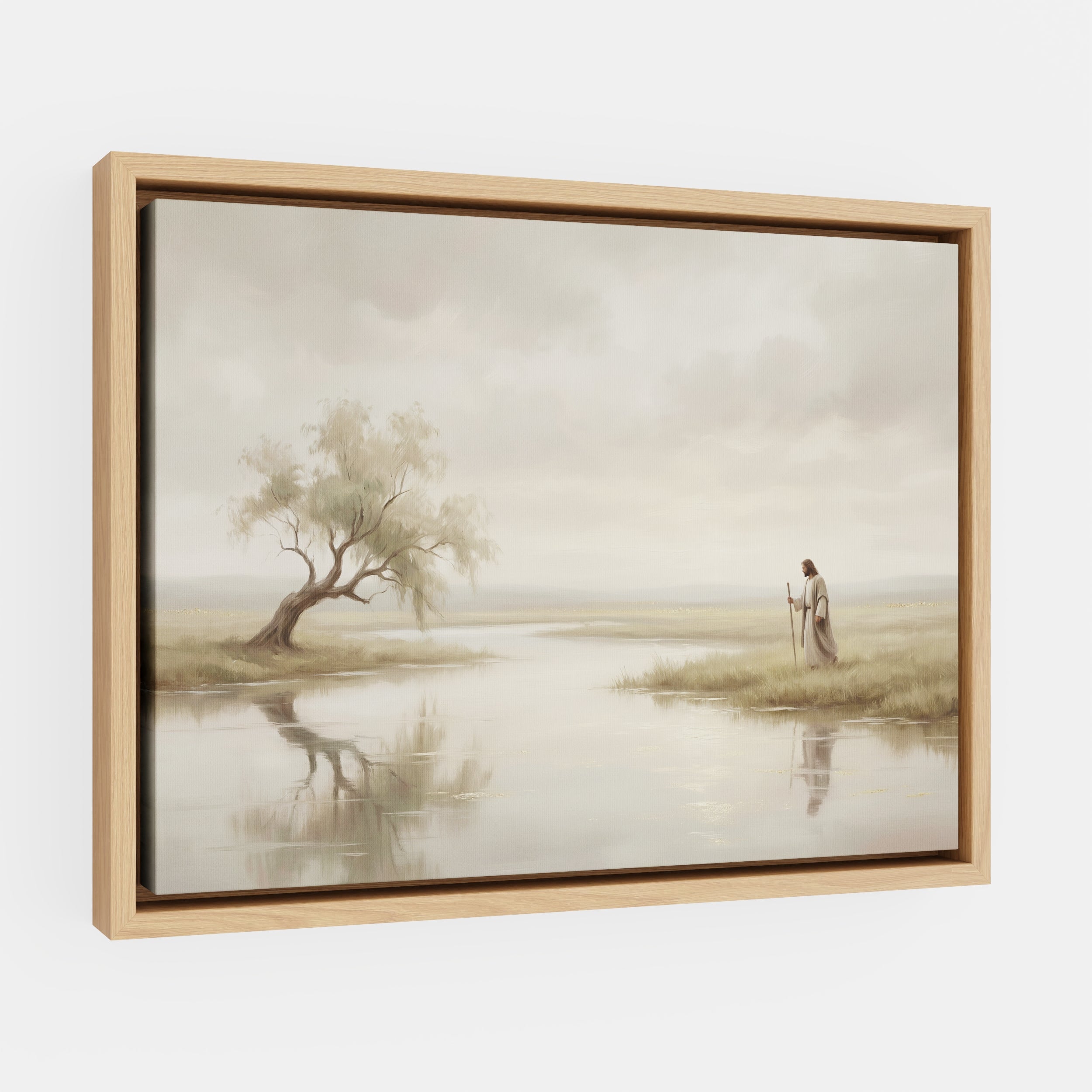 He Leads Me Beside Still Waters - Canvas