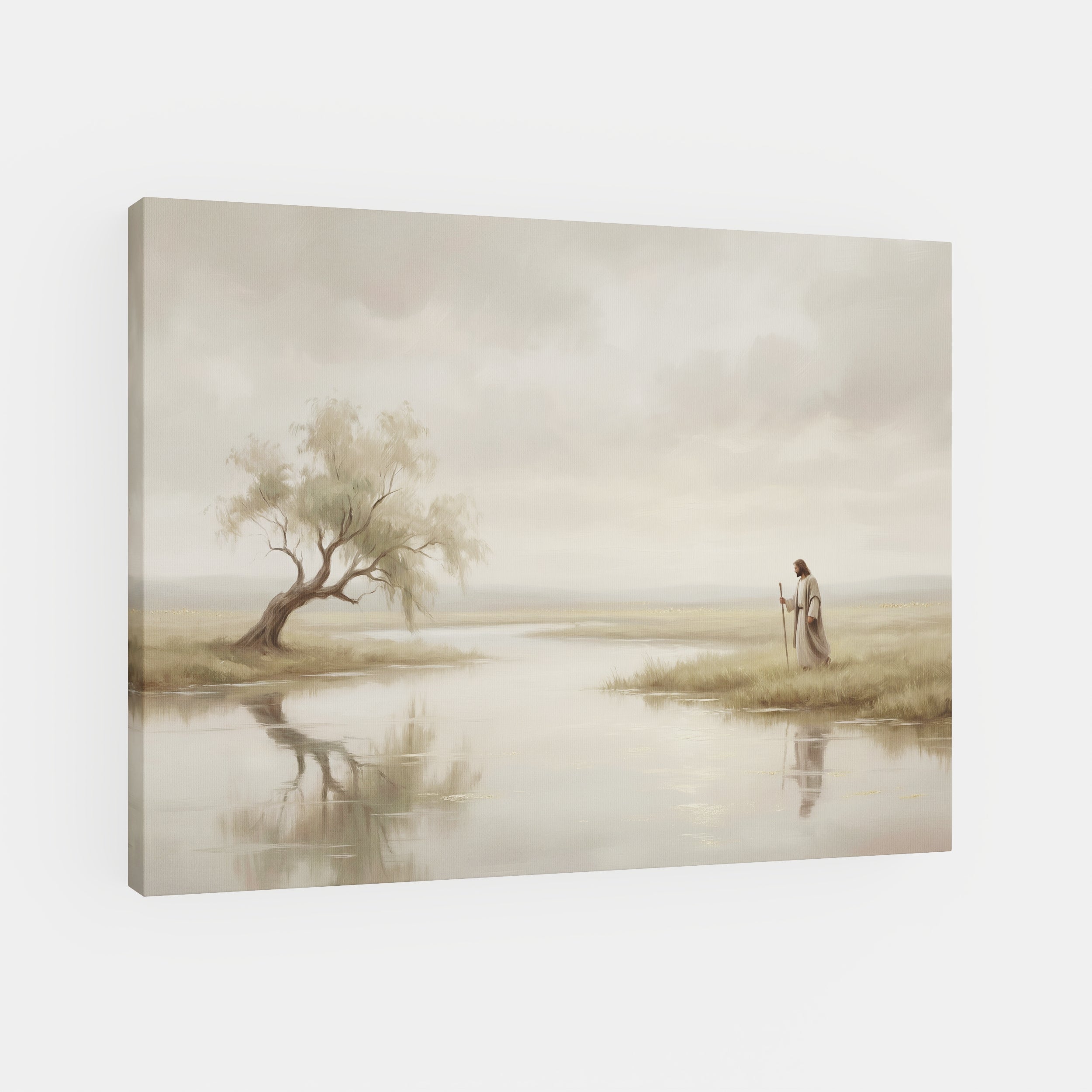 He Leads Me Beside Still Waters - Canvas