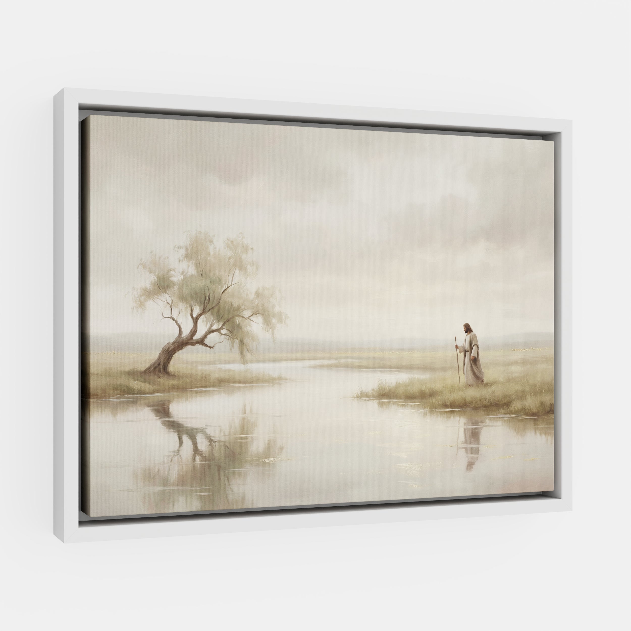 He Leads Me Beside Still Waters - Canvas