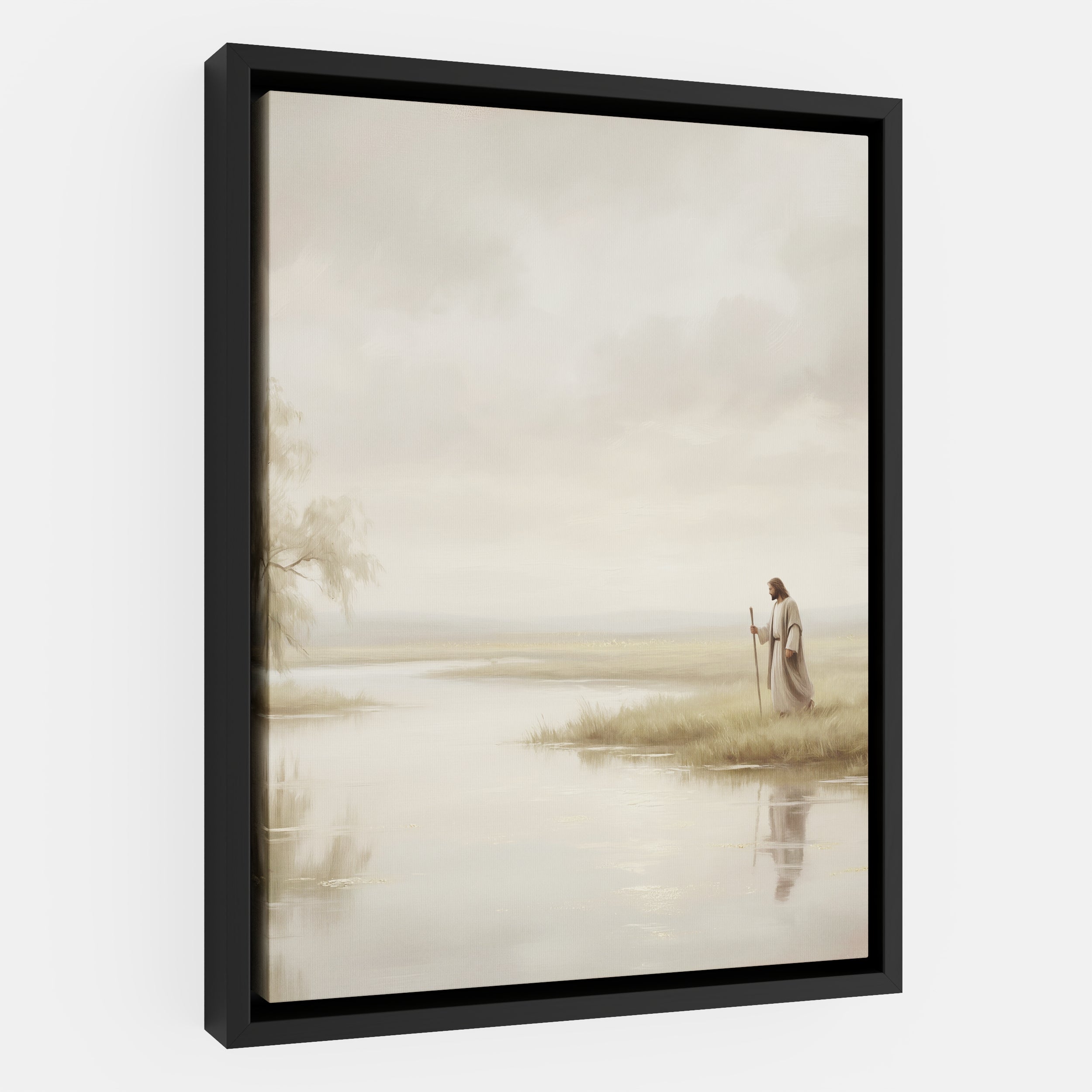 He Leads Me Beside Still Waters - Canvas