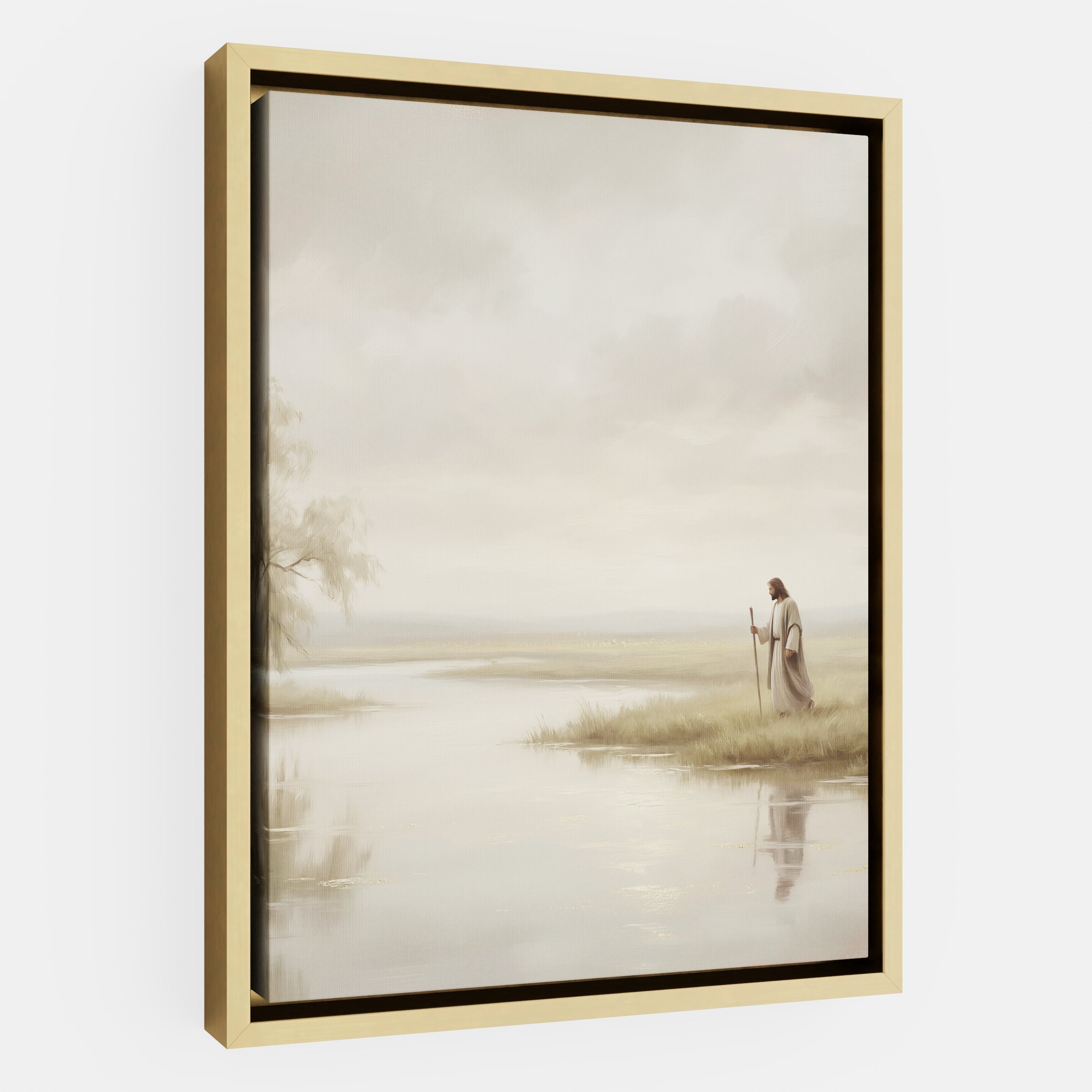He Leads Me Beside Still Waters - Canvas