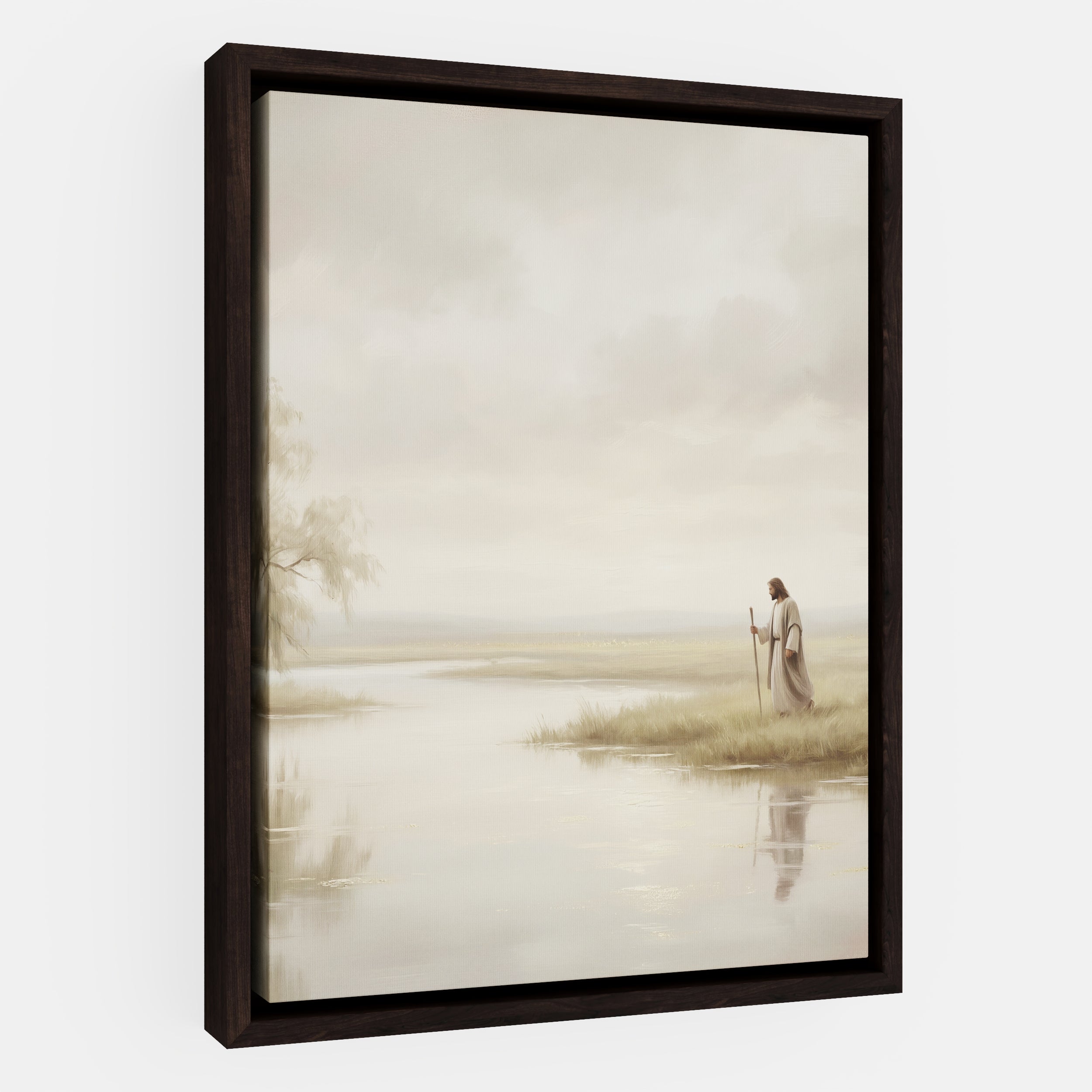 He Leads Me Beside Still Waters - Canvas