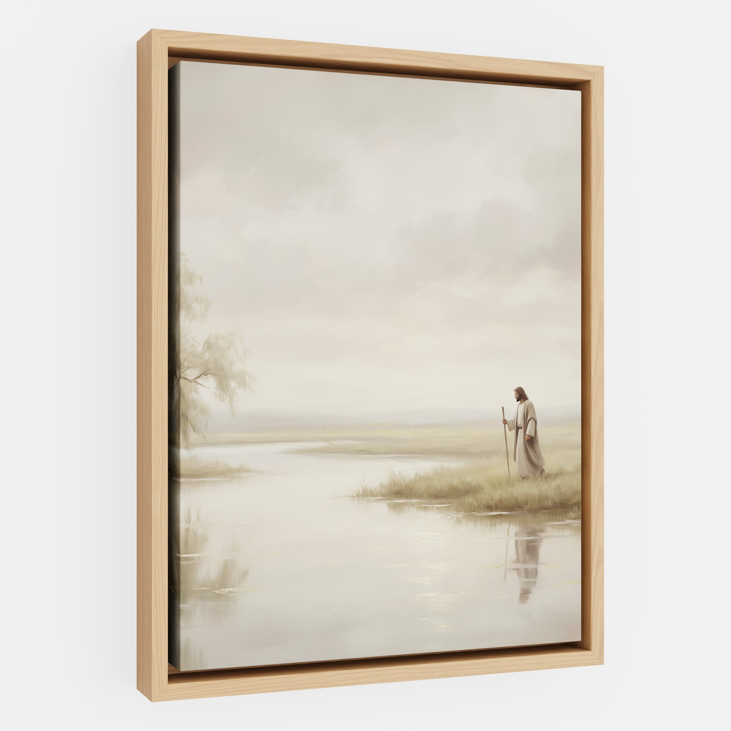 He Leads Me Beside Still Waters - Canvas