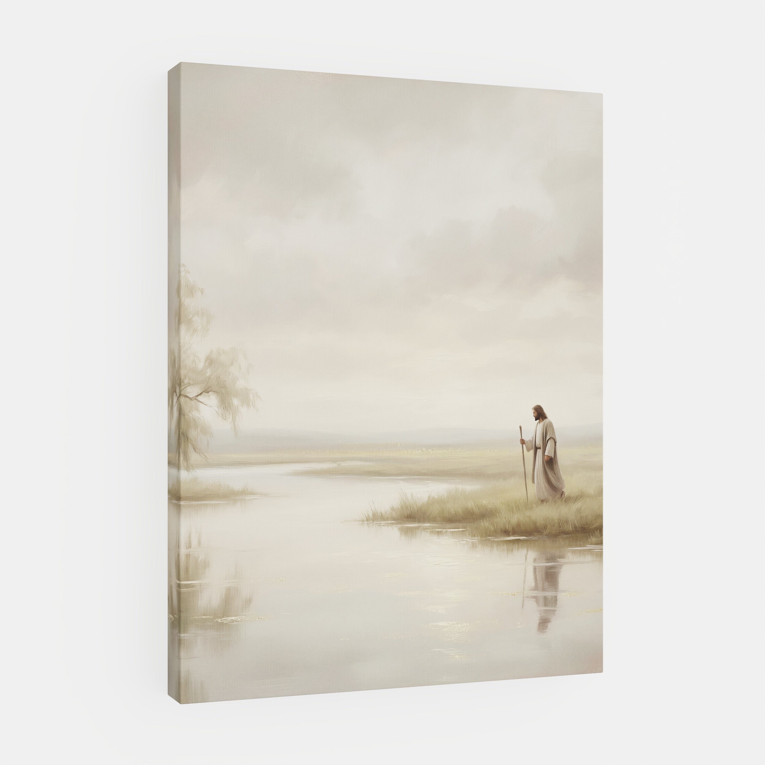 He Leads Me Beside Still Waters - Canvas