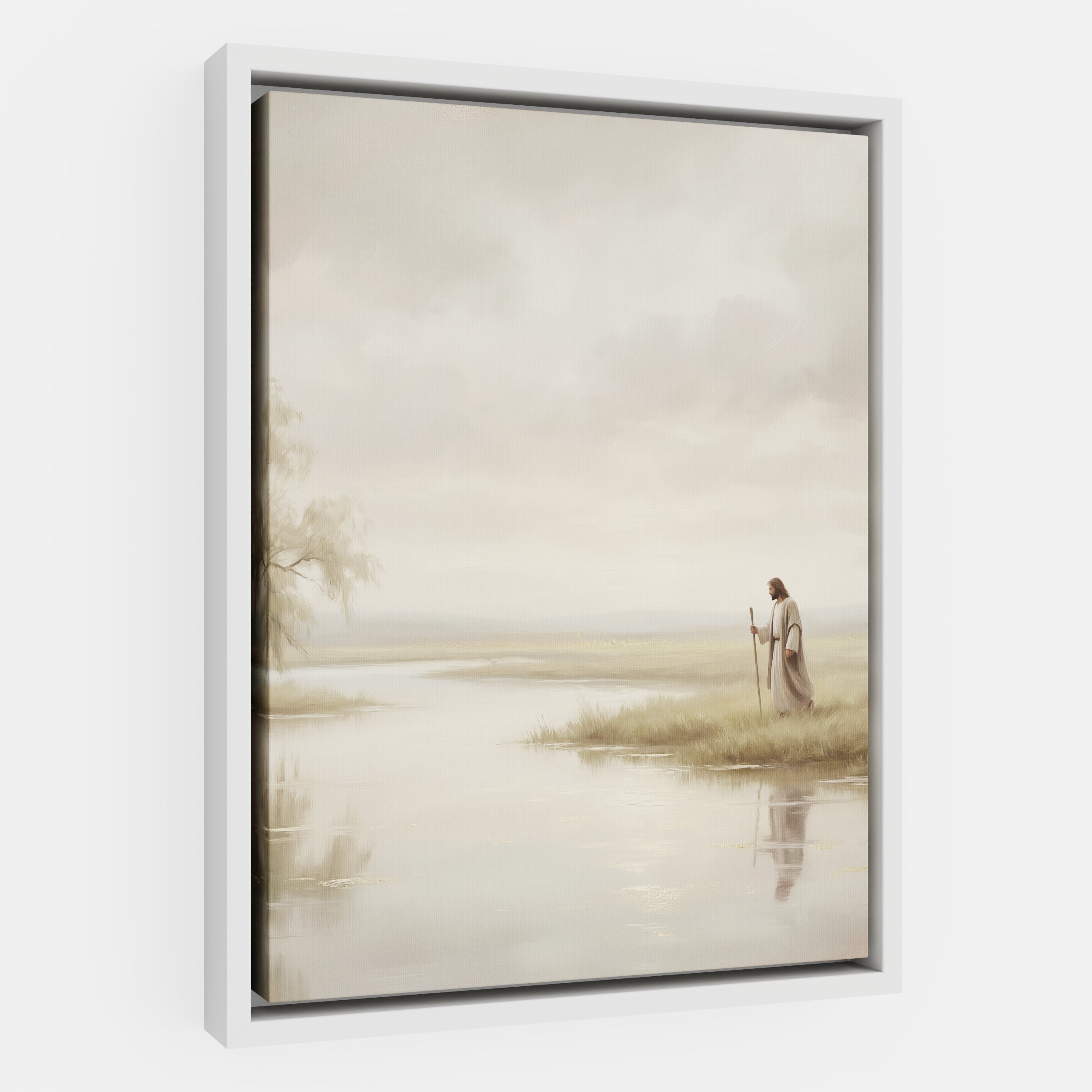 He Leads Me Beside Still Waters - Canvas