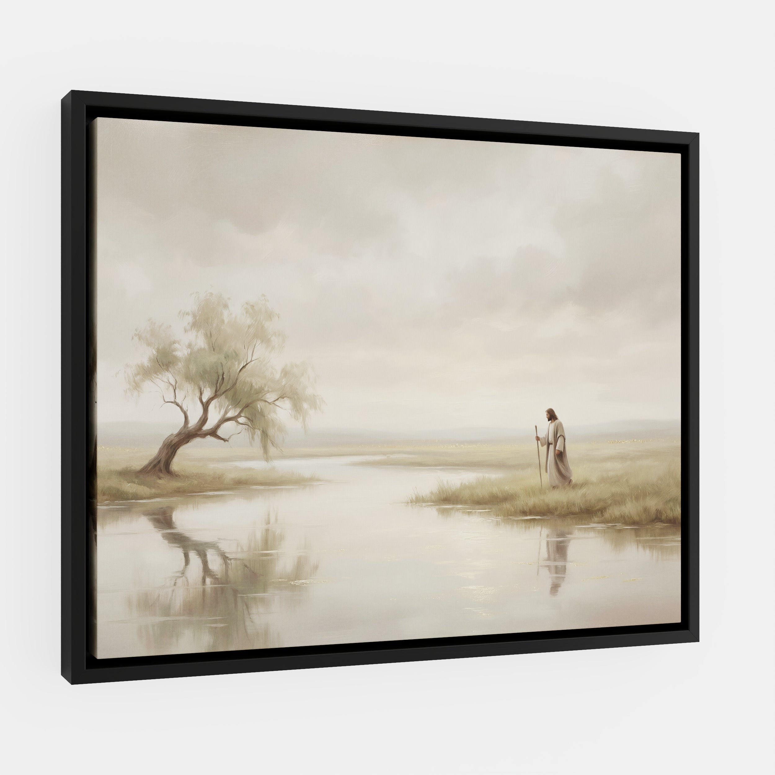 He Leads Me Beside Still Waters - Canvas