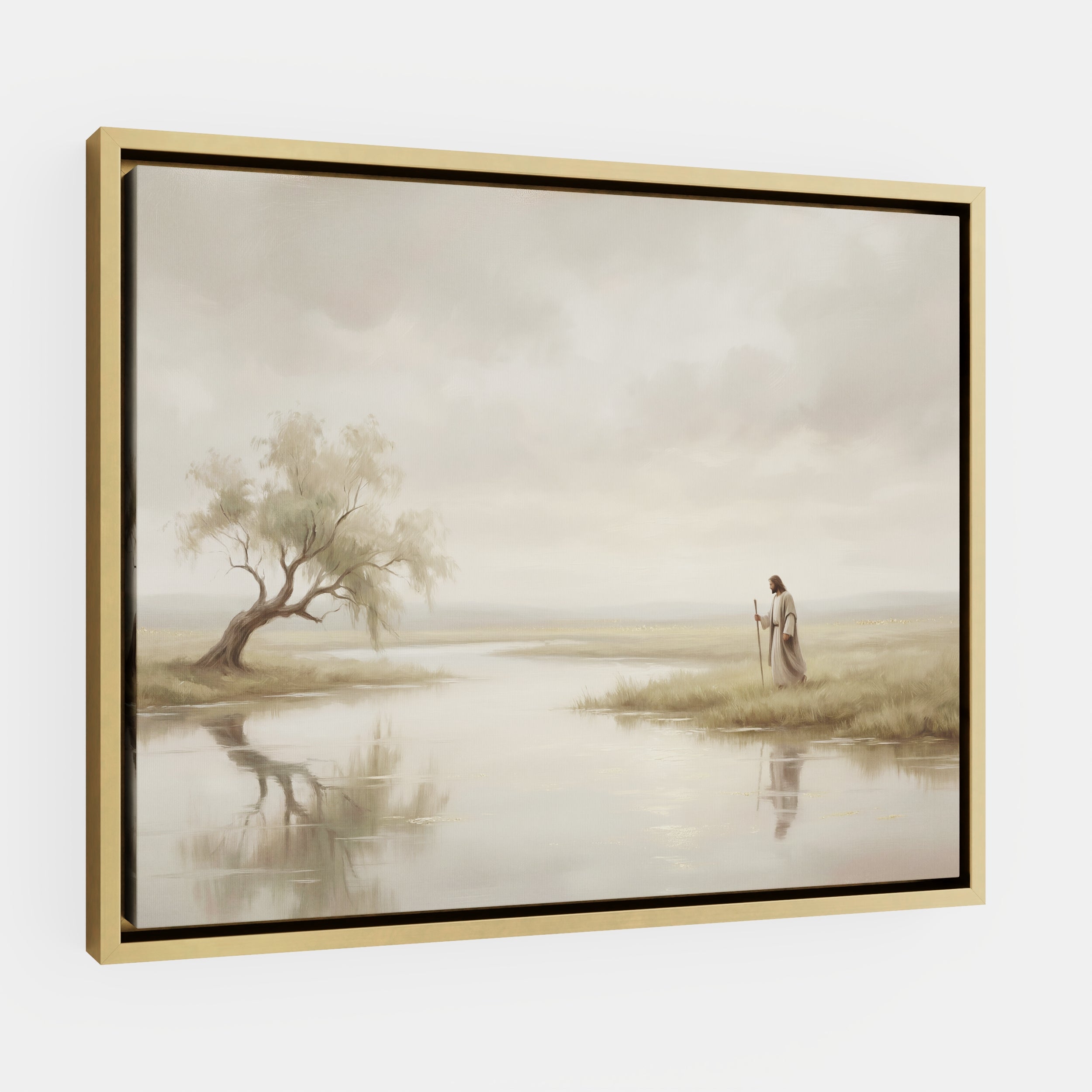 He Leads Me Beside Still Waters - Canvas
