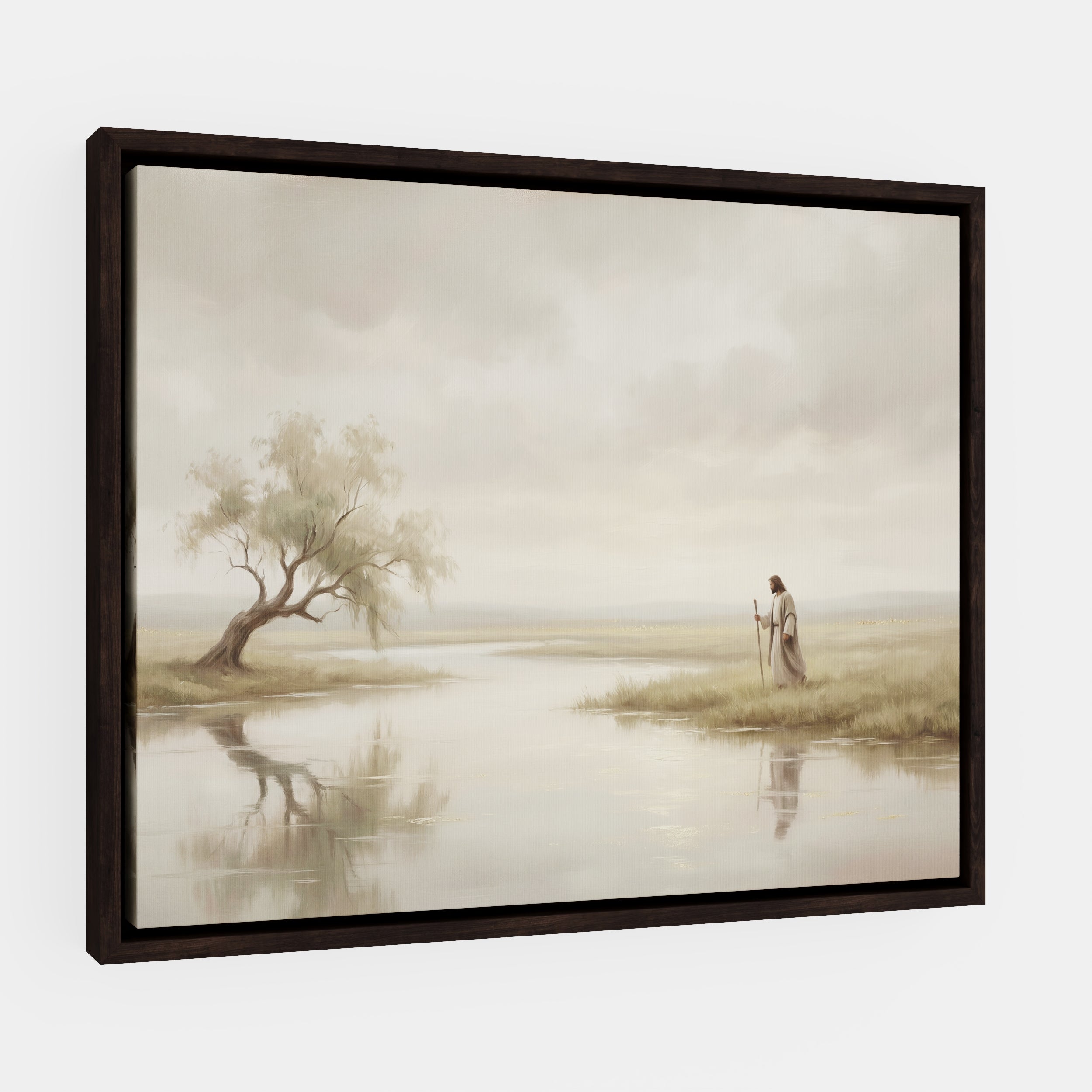 He Leads Me Beside Still Waters - Canvas