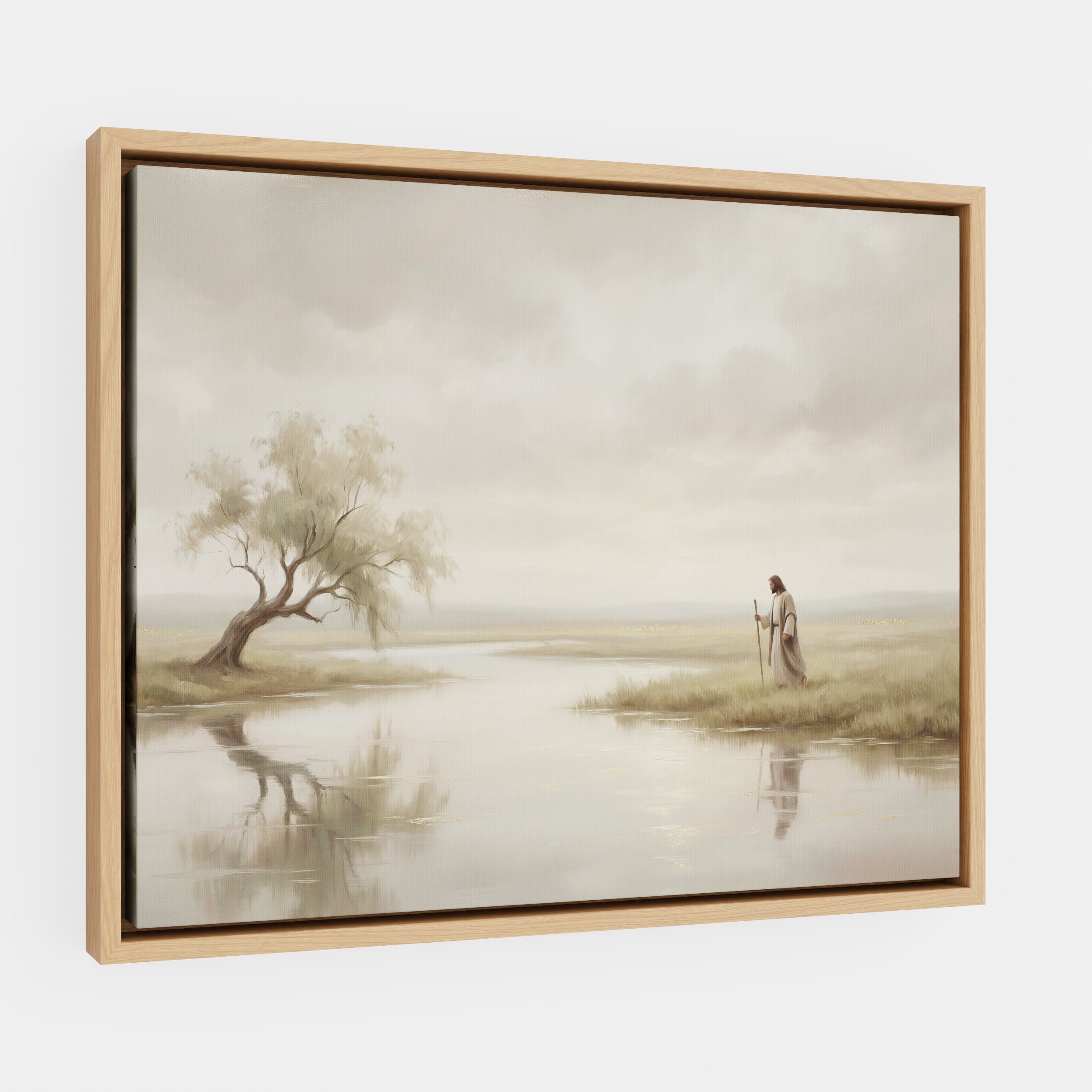 He Leads Me Beside Still Waters - Canvas