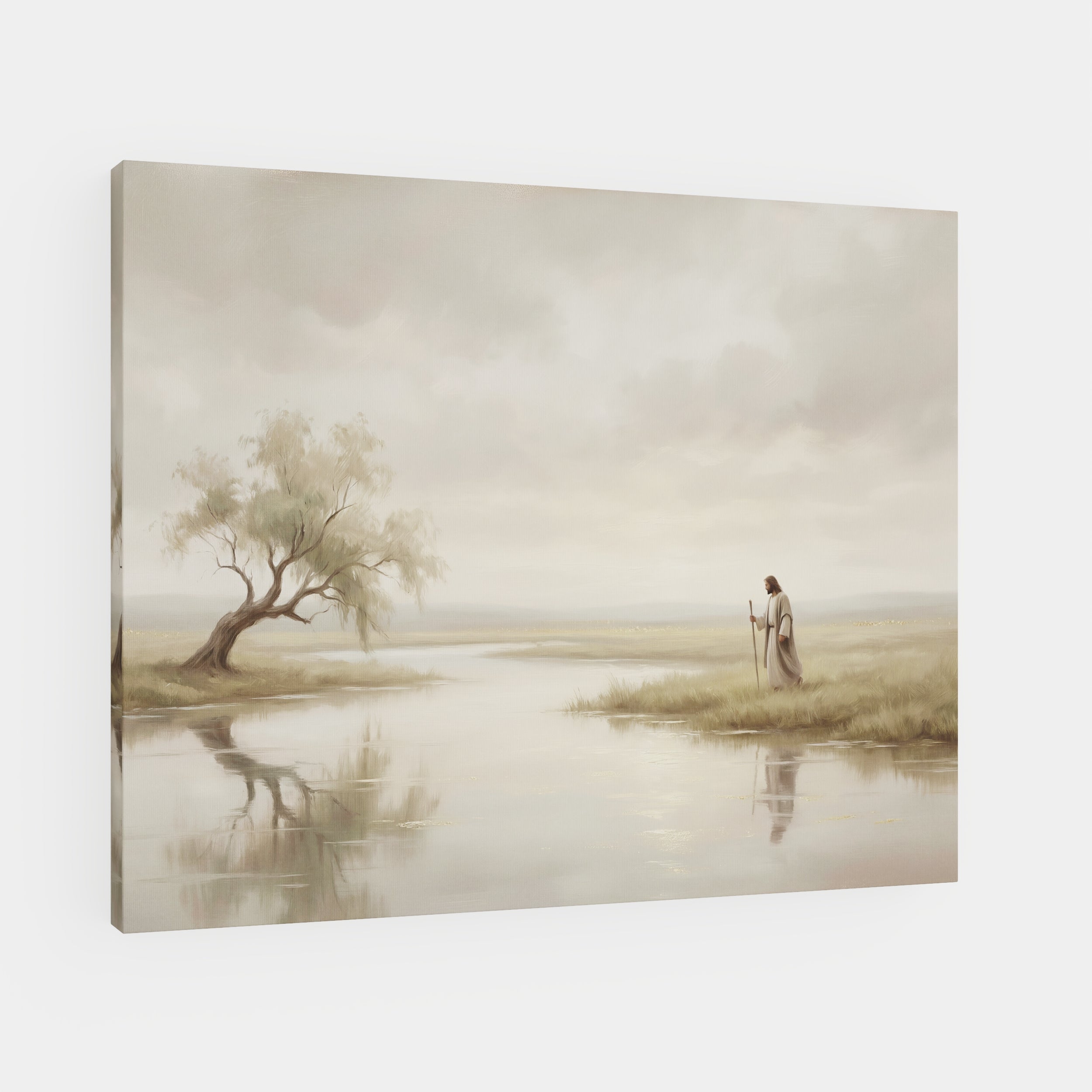 He Leads Me Beside Still Waters - Canvas
