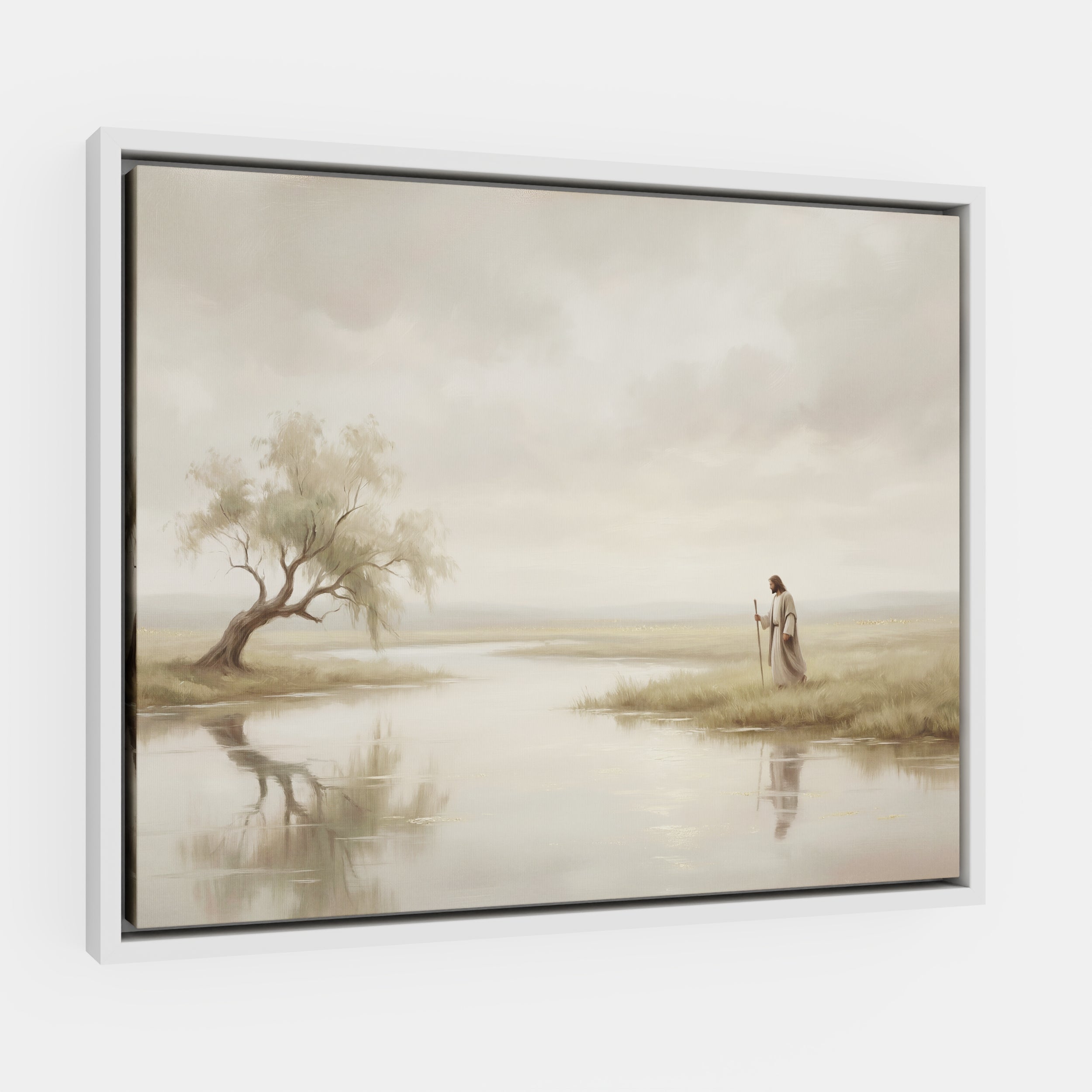 He Leads Me Beside Still Waters - Canvas