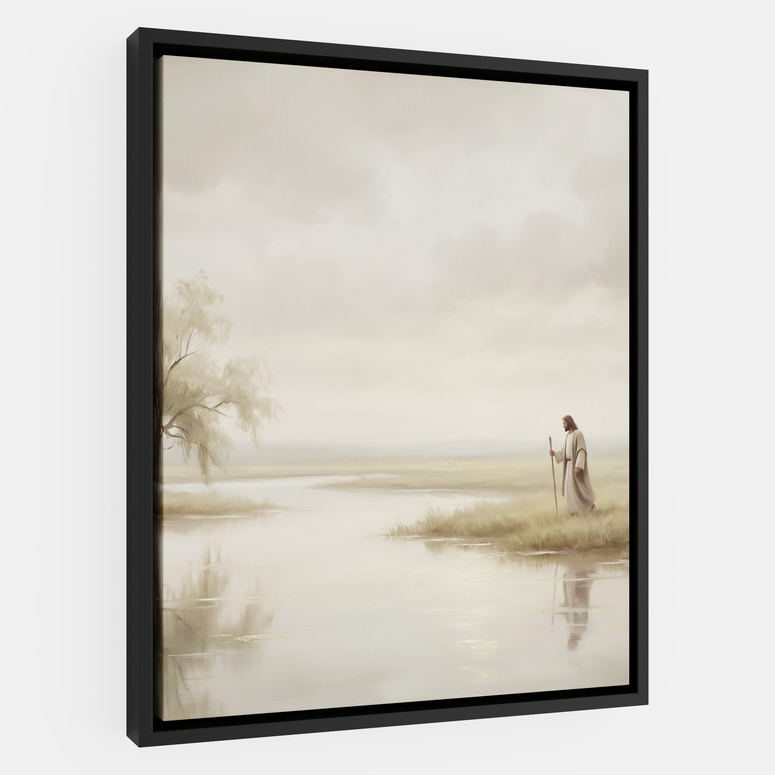 He Leads Me Beside Still Waters - Canvas