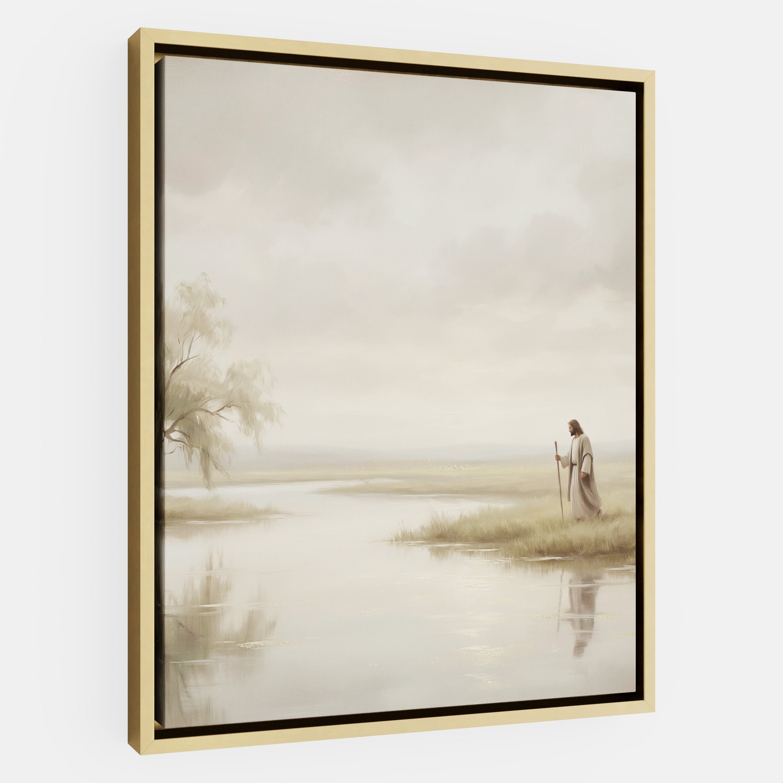 He Leads Me Beside Still Waters - Canvas