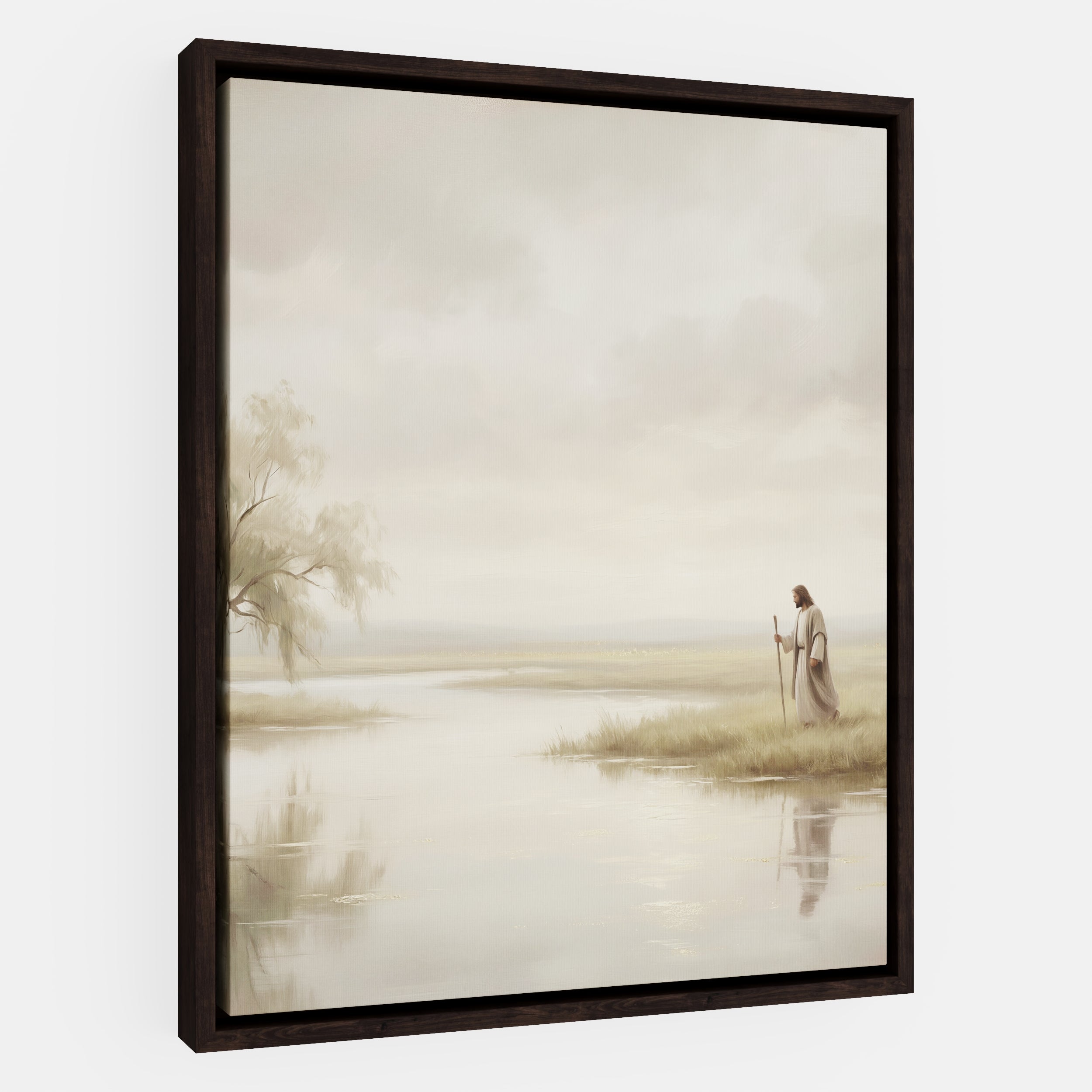 He Leads Me Beside Still Waters - Canvas