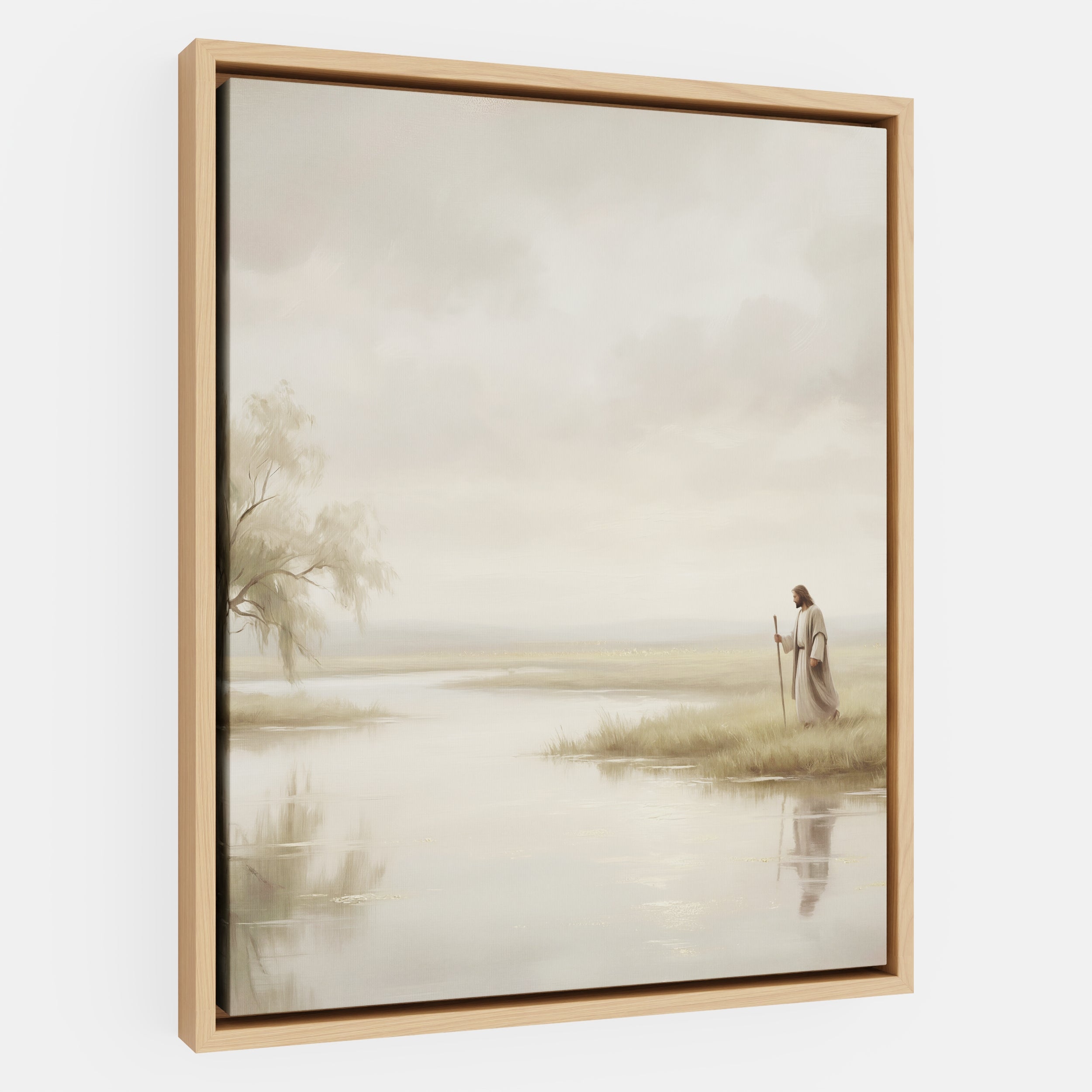 He Leads Me Beside Still Waters - Canvas
