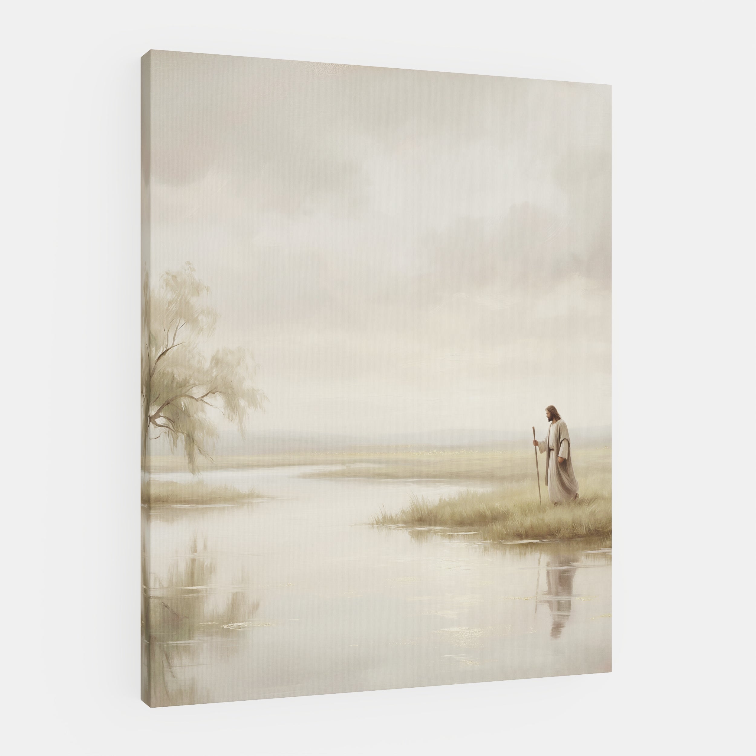 He Leads Me Beside Still Waters - Canvas