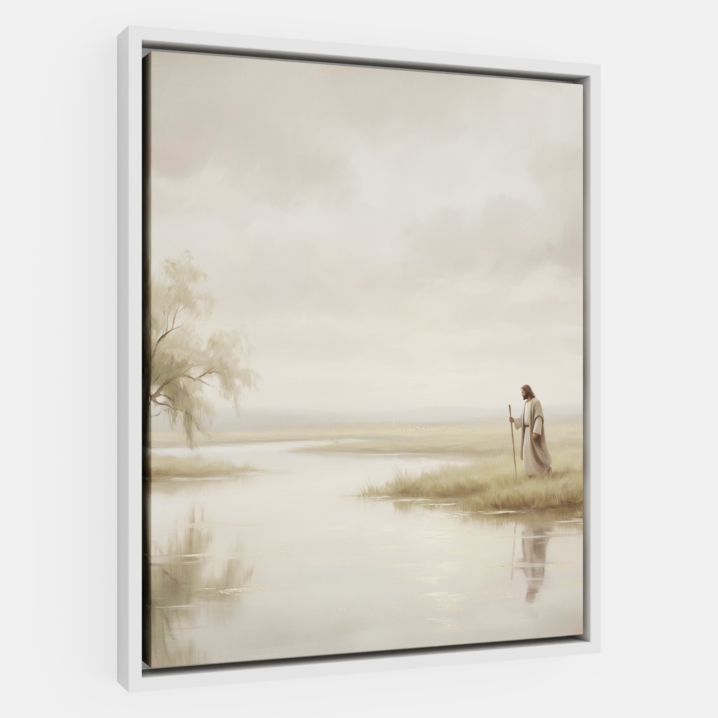 He Leads Me Beside Still Waters - Canvas