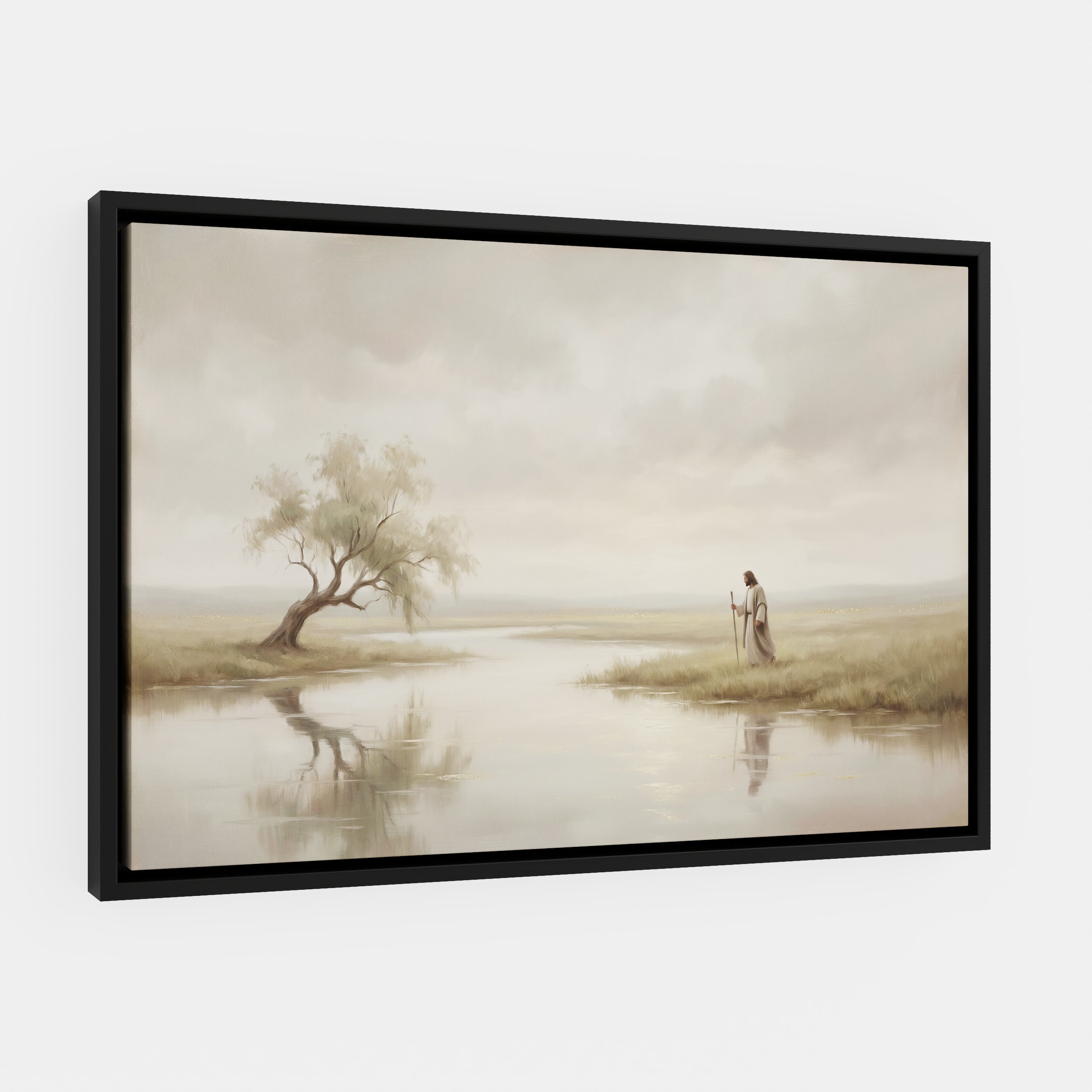 He Leads Me Beside Still Waters - Canvas