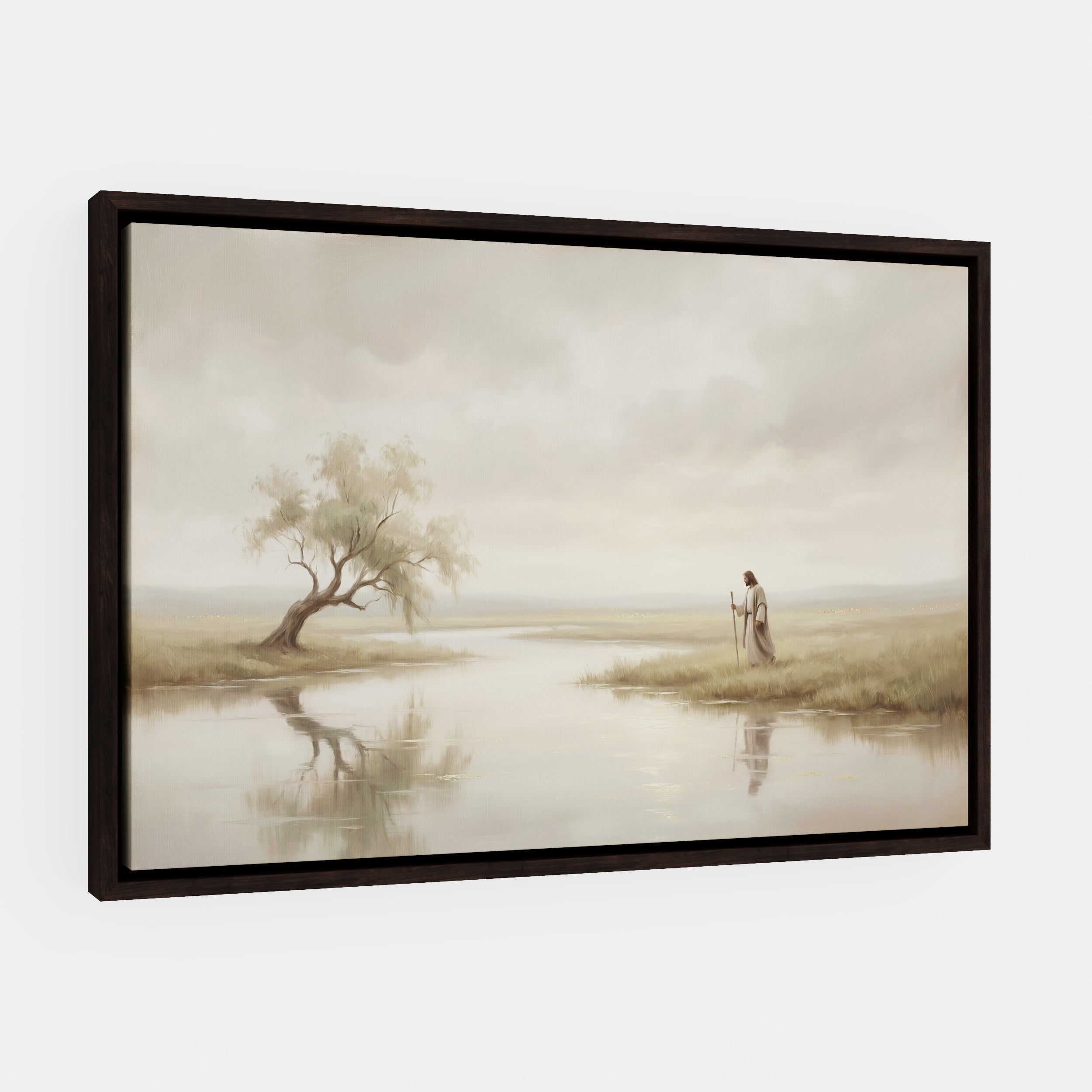 He Leads Me Beside Still Waters - Canvas